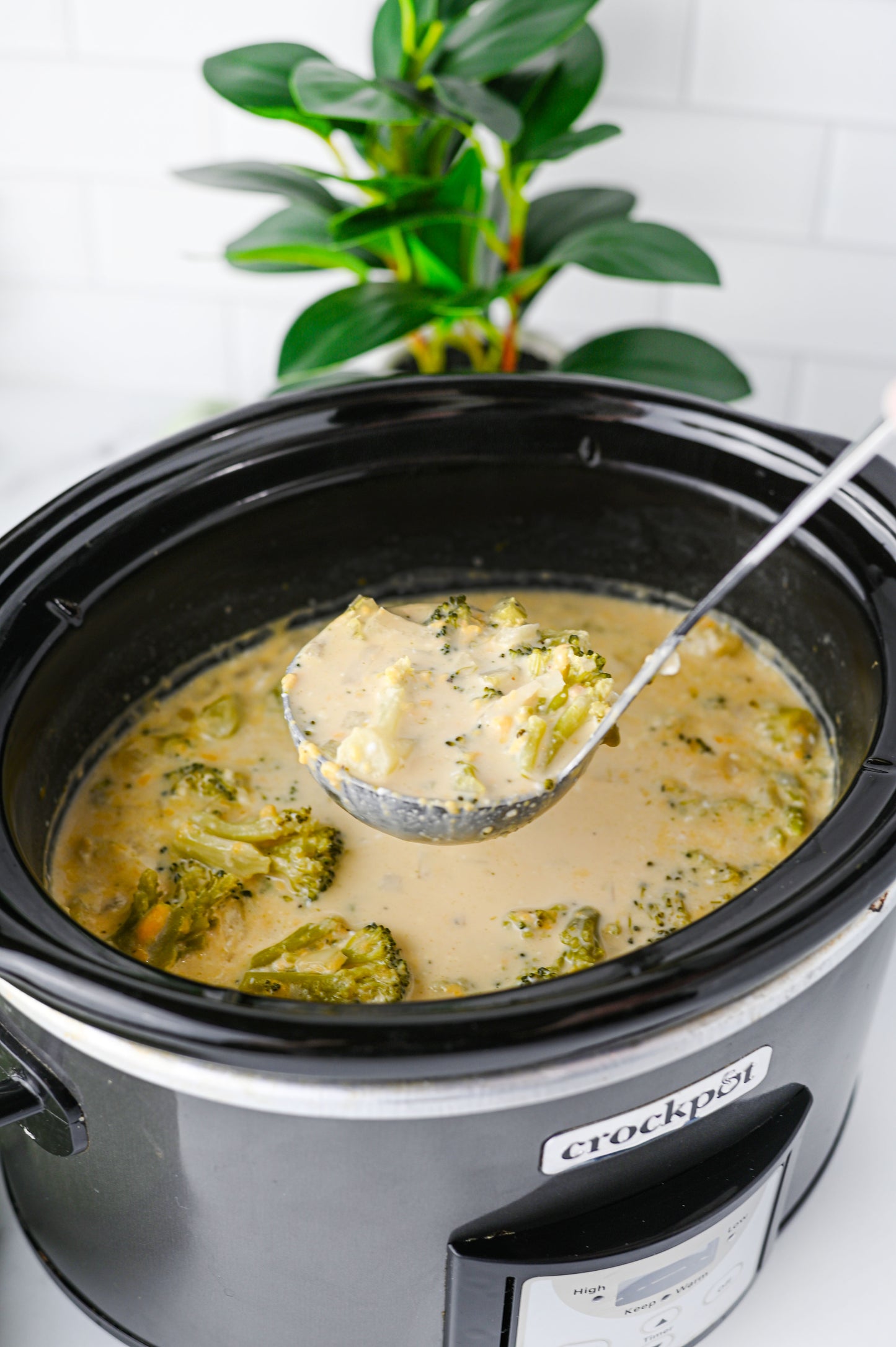 Crock Pot Broccoli Cheddar Soup Set #2