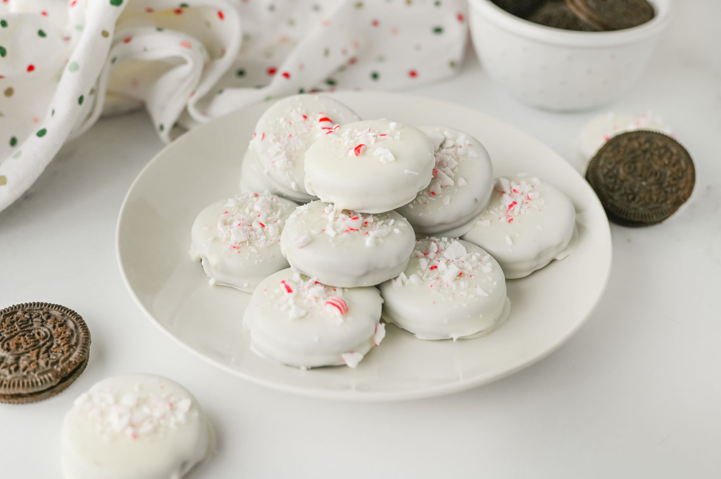 Peppermint Crunch/Bark Oreos Set #2