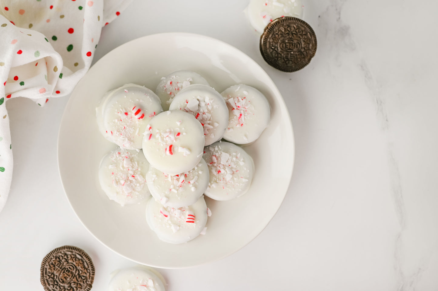 Peppermint Crunch/Bark Oreos Set #2