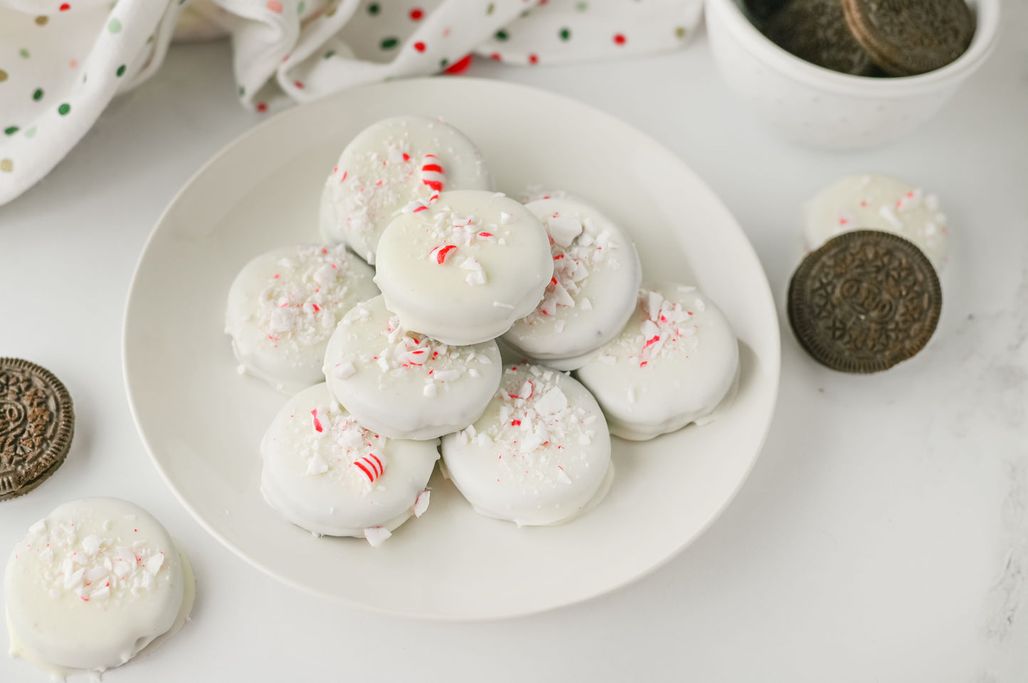 Peppermint Crunch/Bark Oreos Set #2