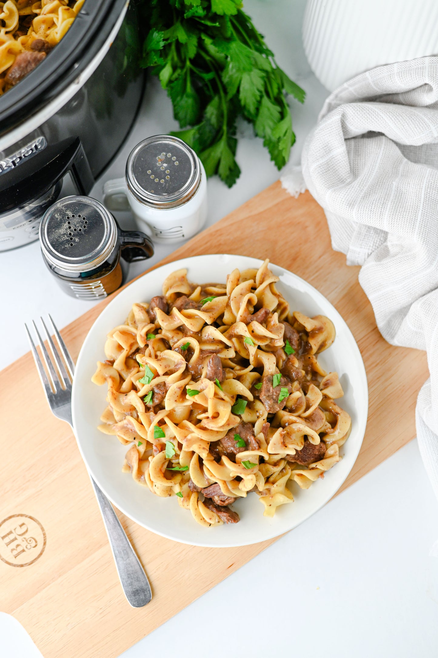Crock Pot Beef and Noodles Set #4