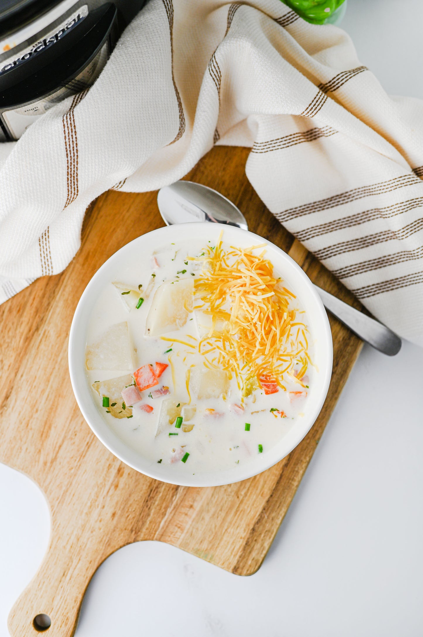 Slow Cooker Ham and Potato Soup Set #4
