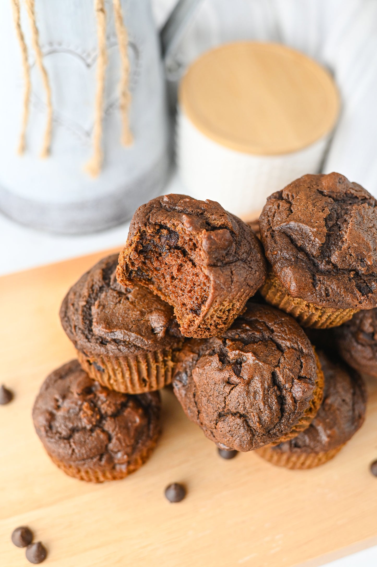 Pumpkin Chocolate Muffins Set #4