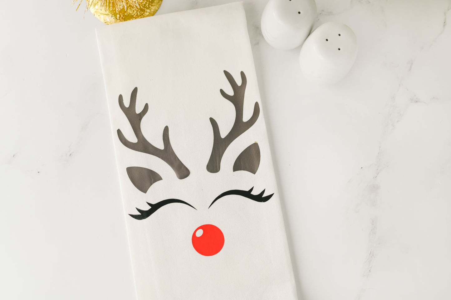 Reindeer Dish Towel SVG/Craft Set #4