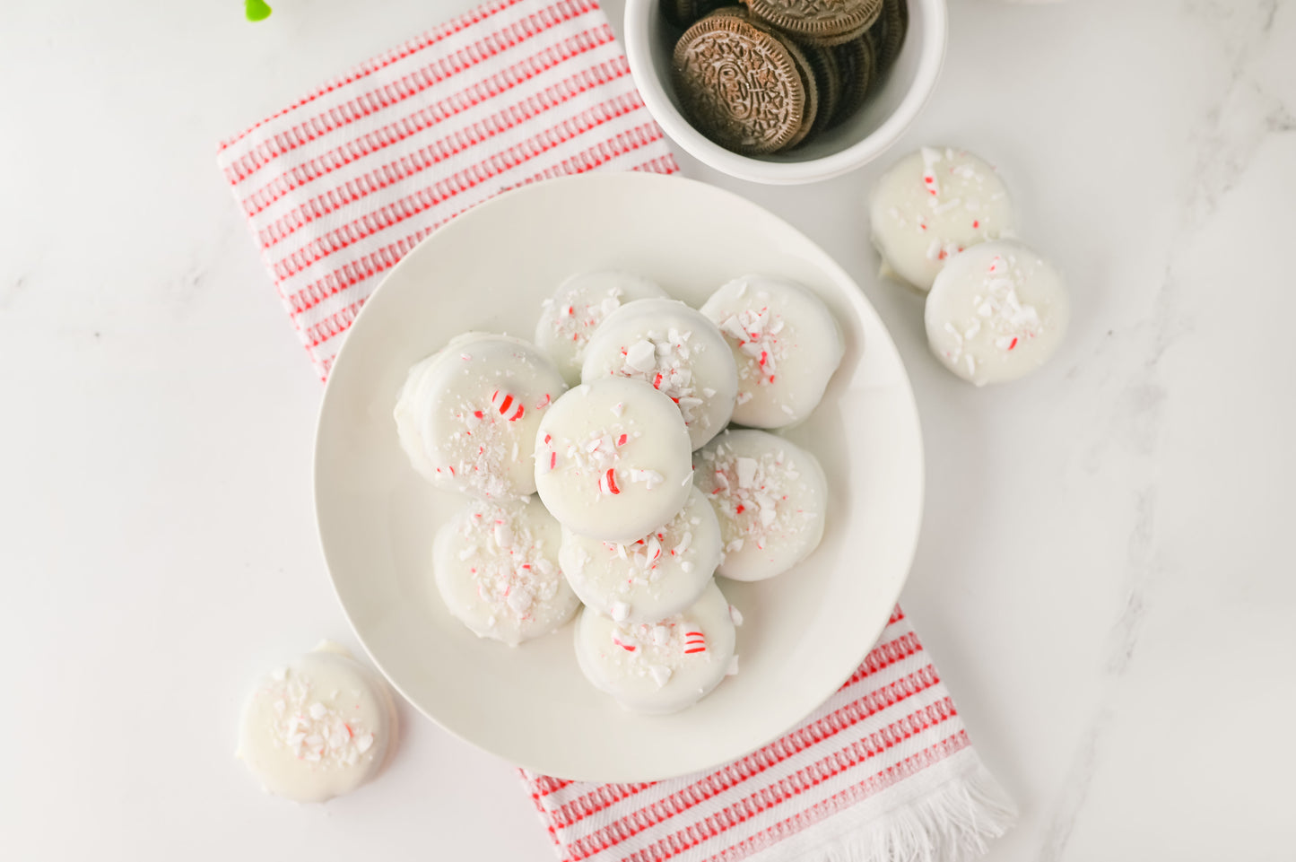 Peppermint Crunch/Bark Oreos Set #5