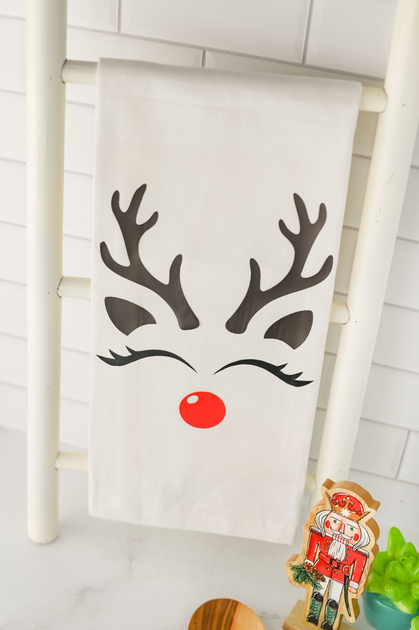 Reindeer Dish Towel SVG/Craft Set #5