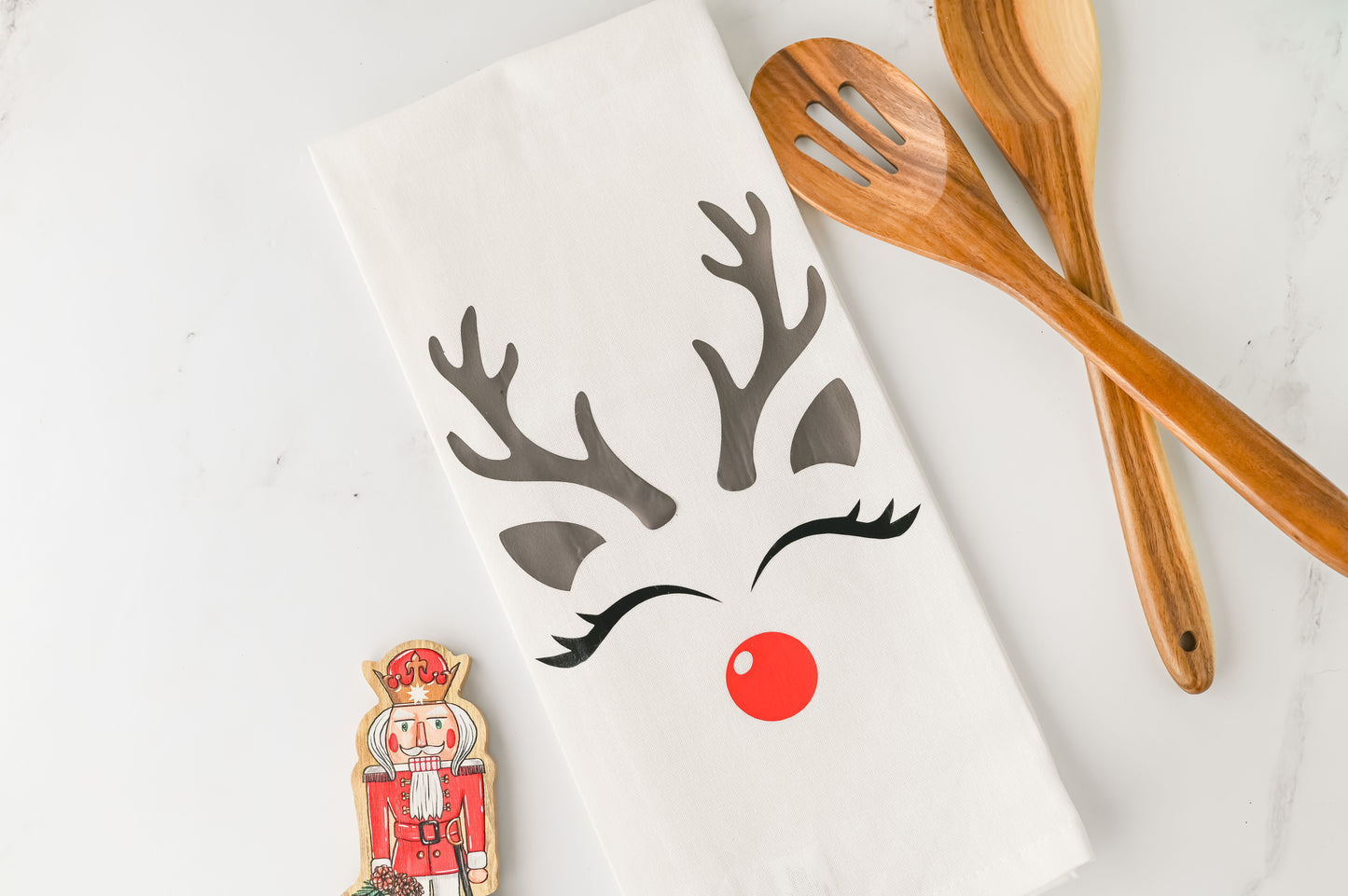 Reindeer Dish Towel SVG/Craft Set #5