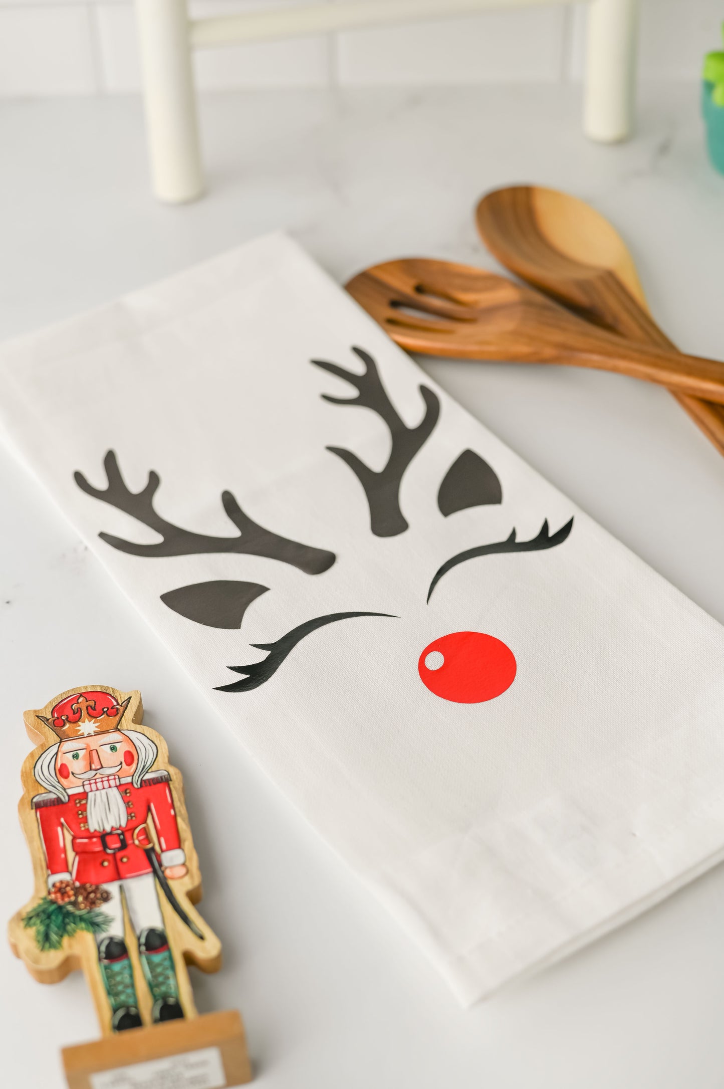 Reindeer Dish Towel SVG/Craft Set #5