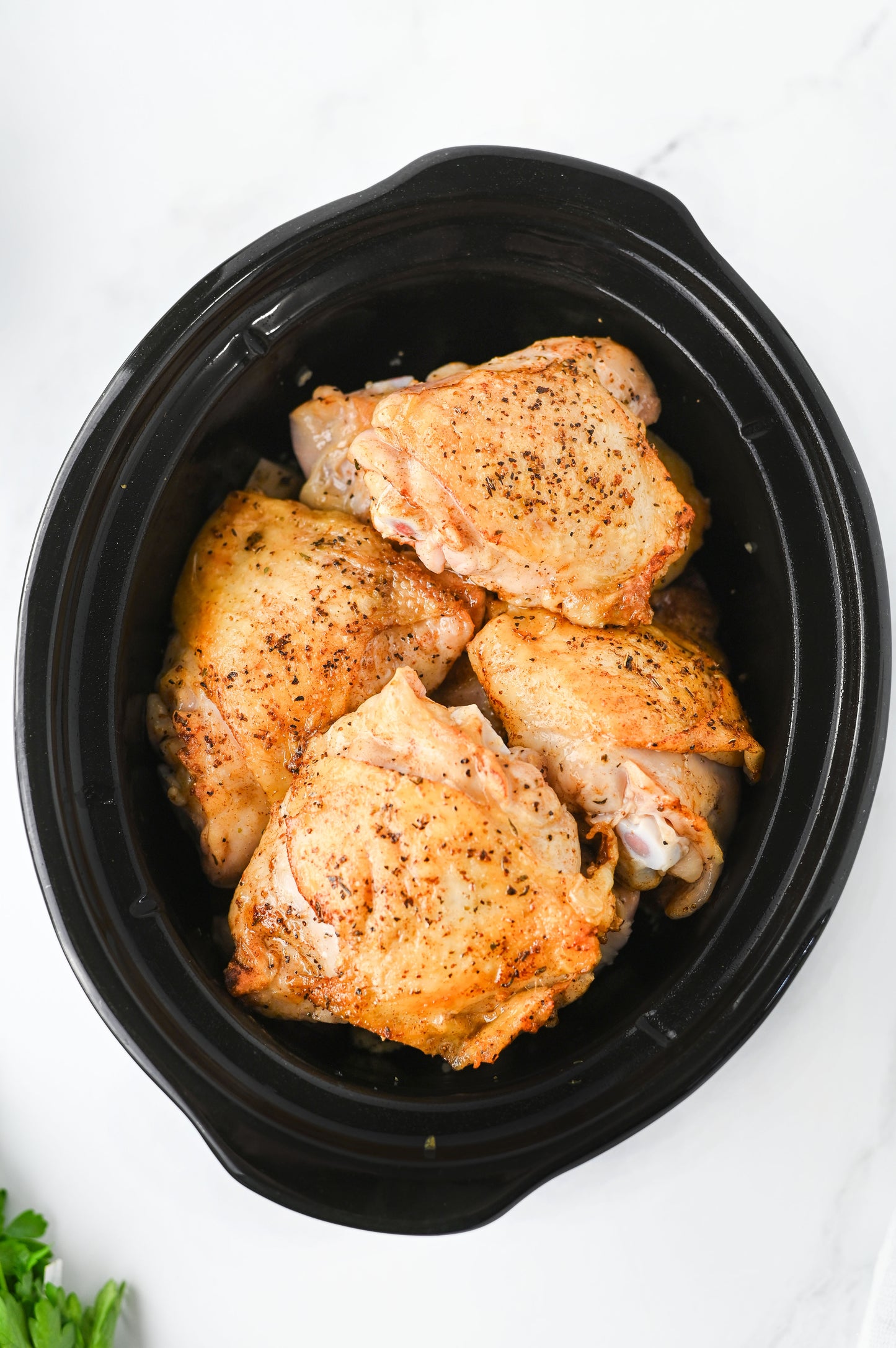 Slow Cooker Garlic Parmesan Chicken and Potatoes Set #3