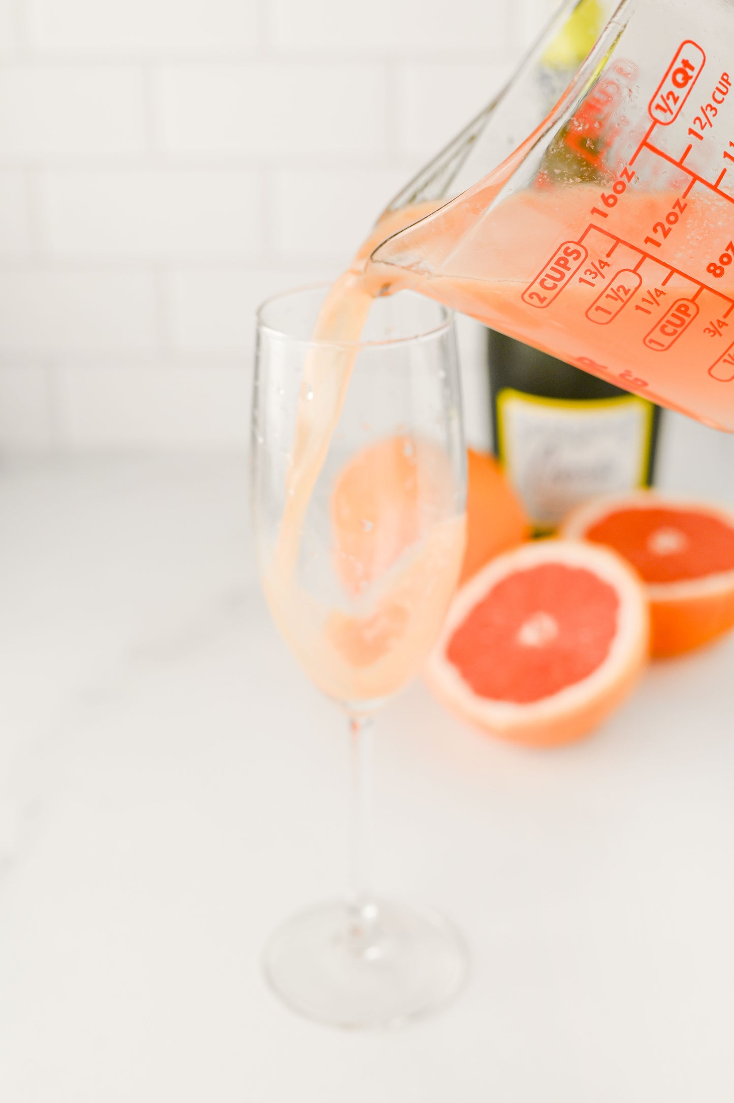 Grapefruit Mimosa Set #1