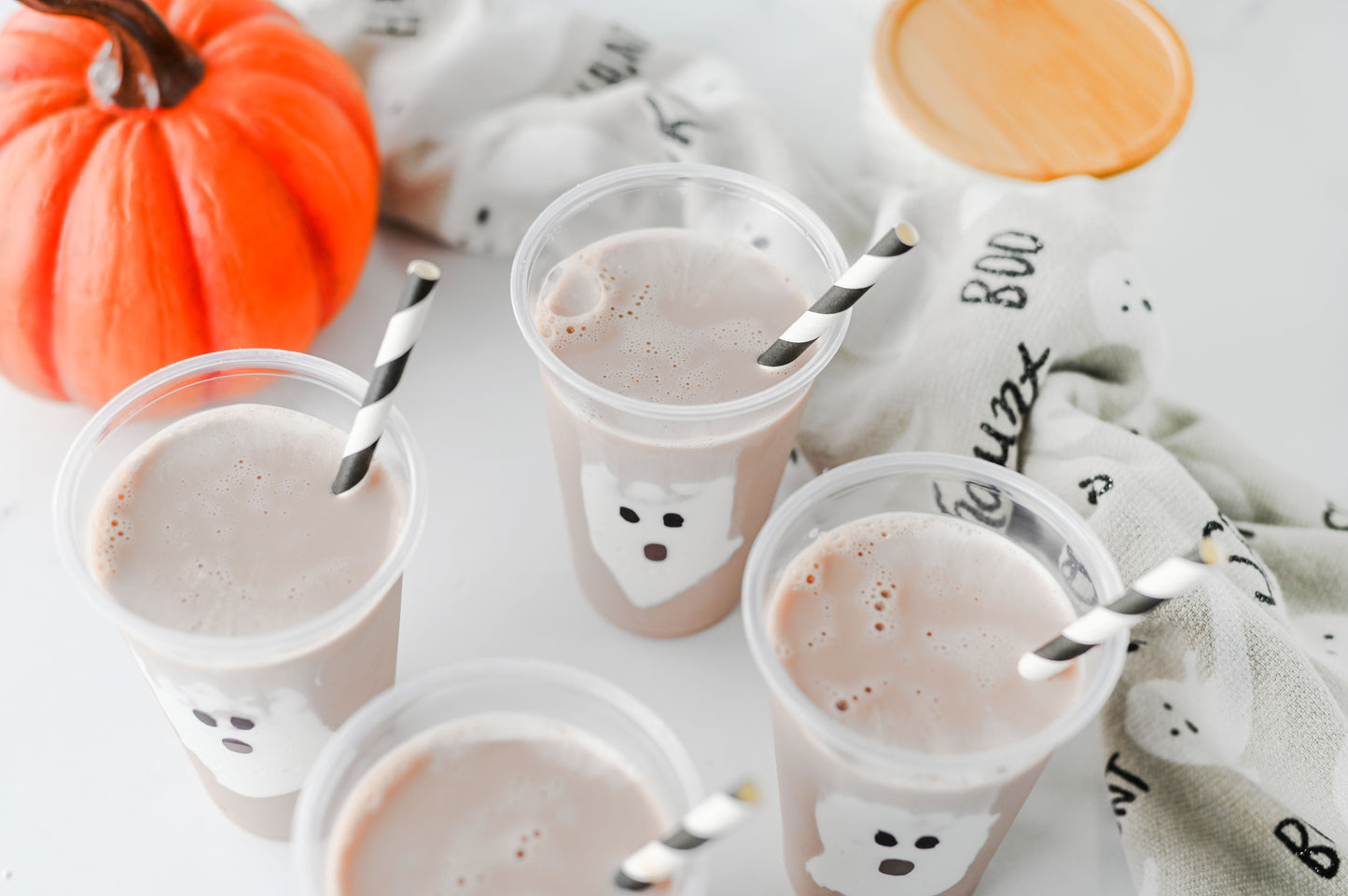 Marshmallow Fluff Ghost Cups
