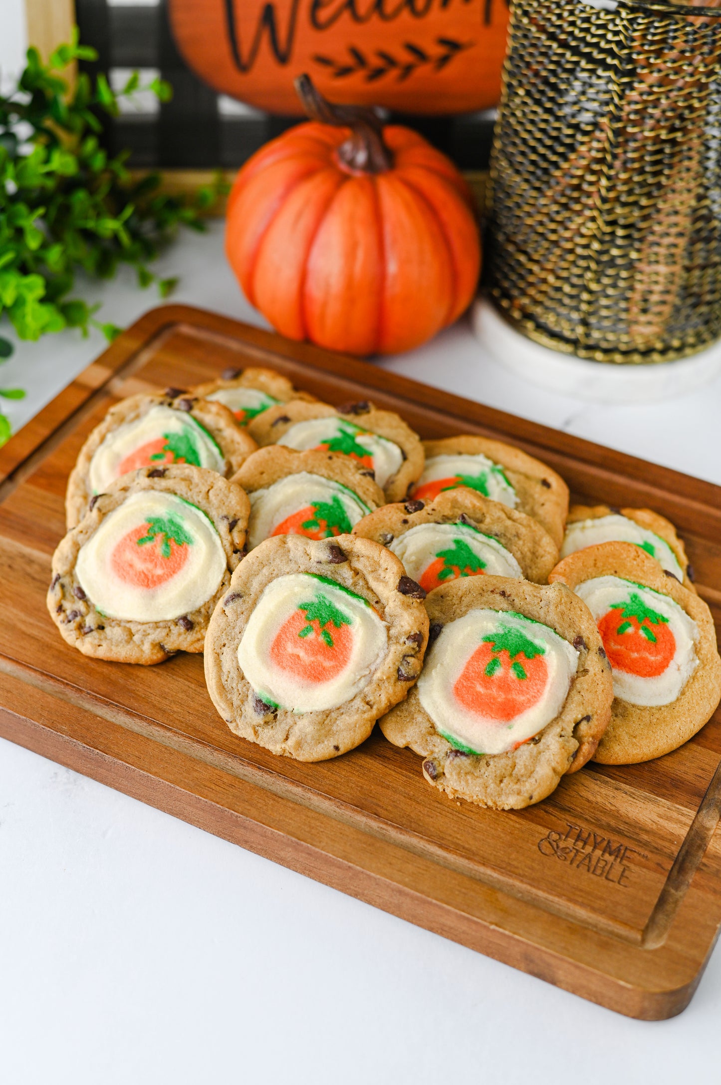 Pilsbury Pumpkin Chocolate Chip Cookie Hack