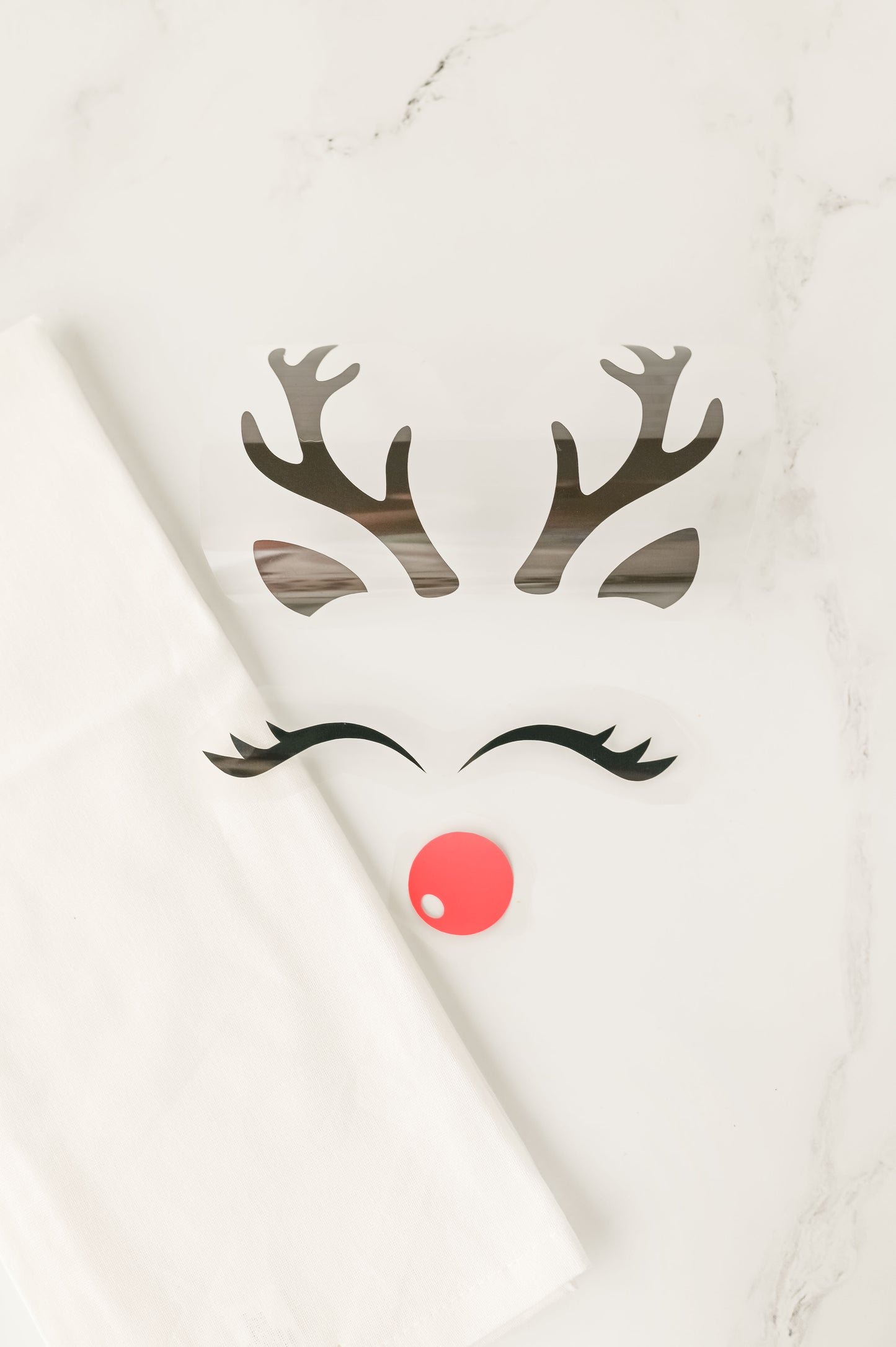 Reindeer Dish Towel SVG/Craft Set #2