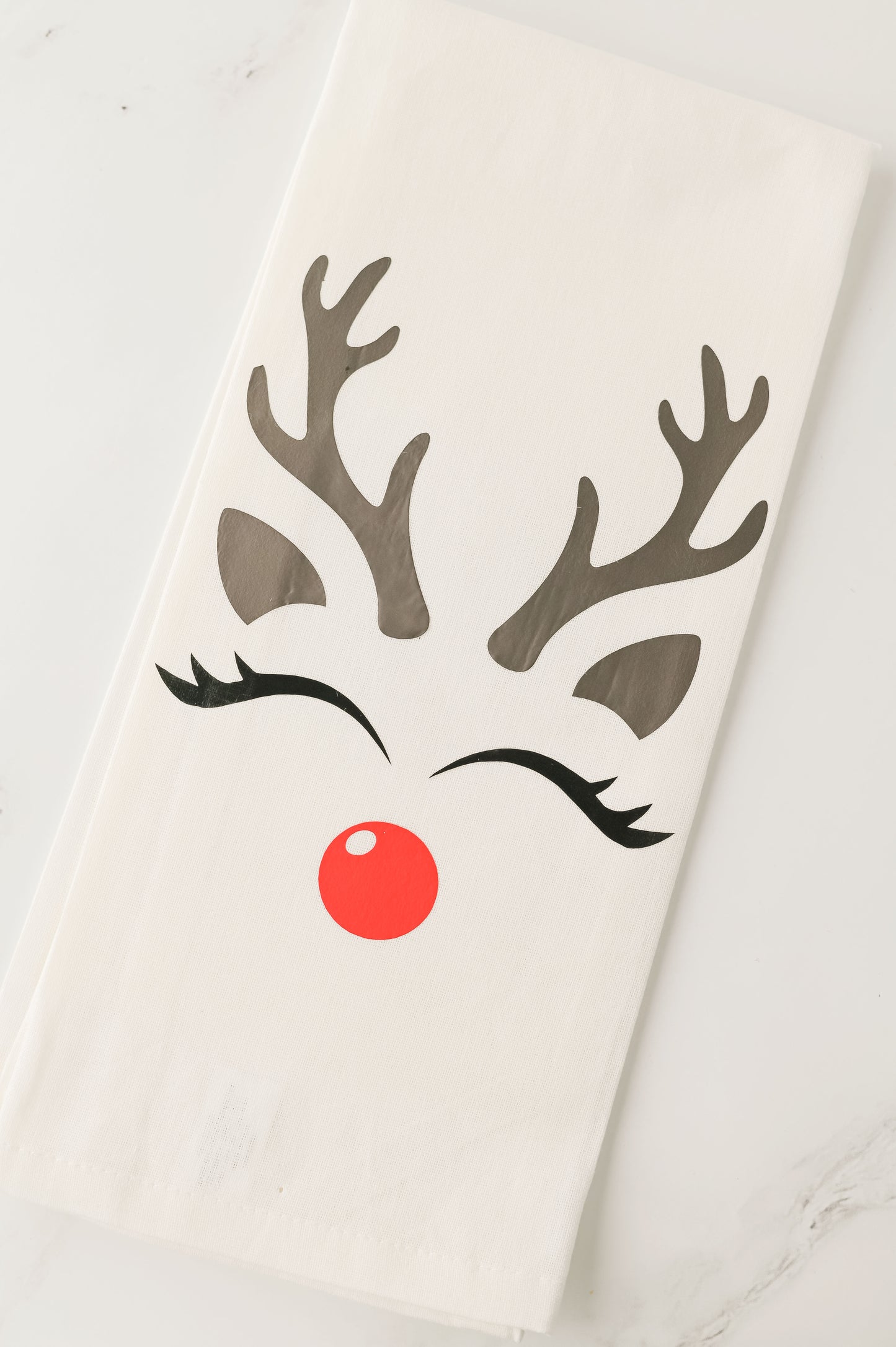 Reindeer Dish Towel SVG/Craft Set #2