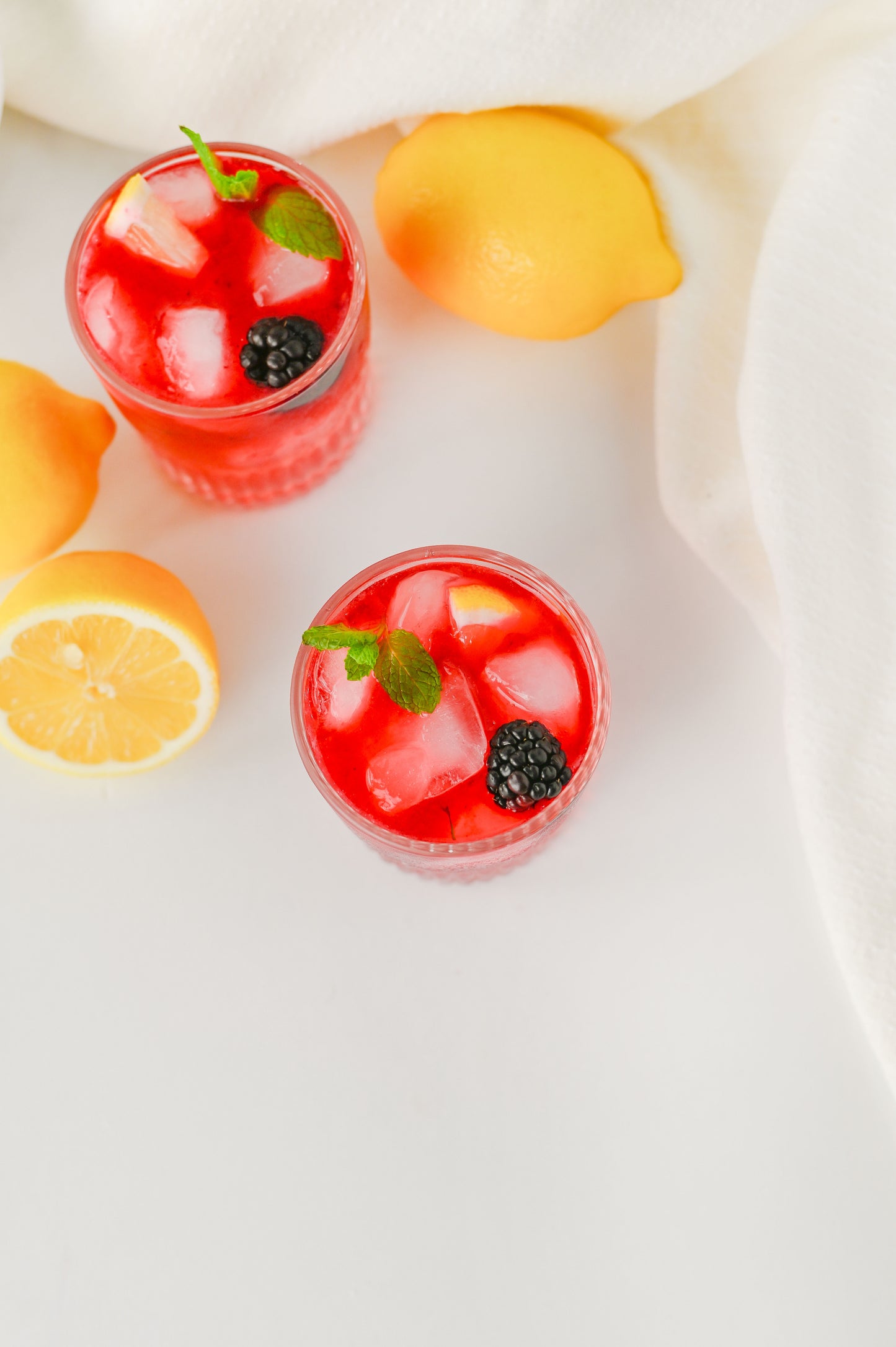 Blackberry Tequila Smash Set #1