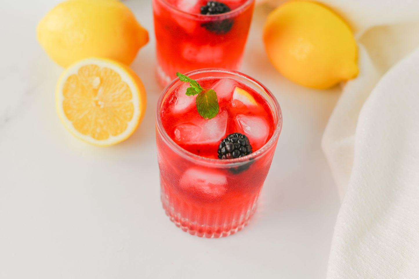 Blackberry Tequila Smash Set #1