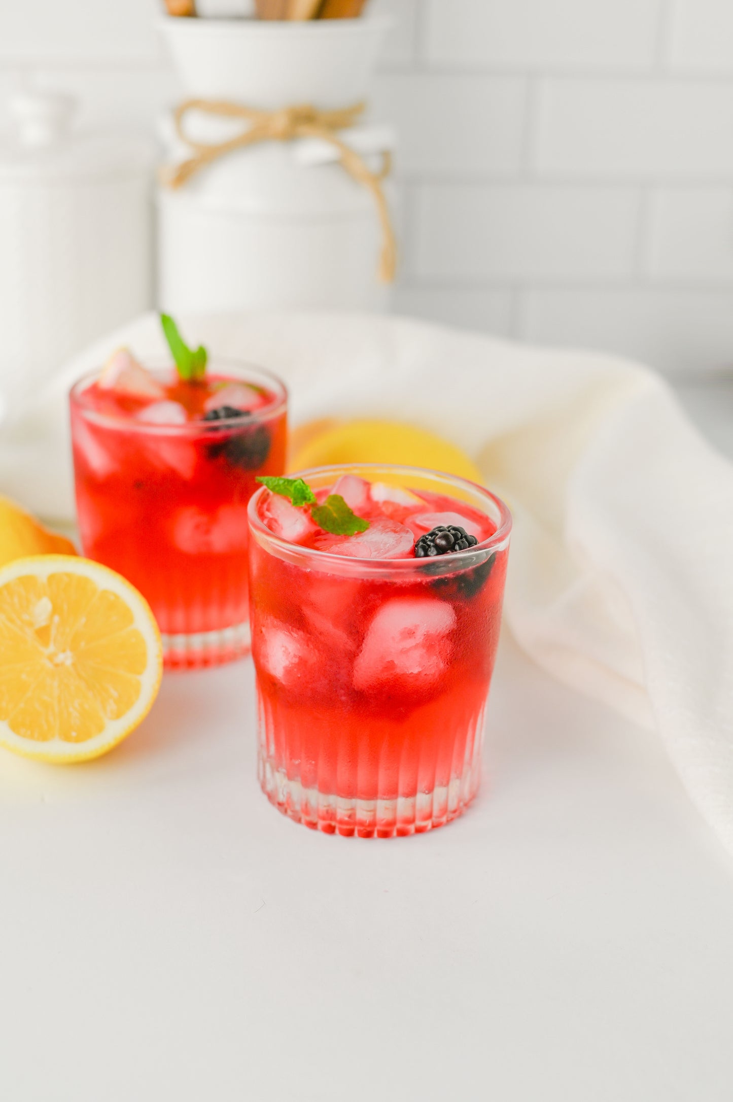 Blackberry Tequila Smash Set #1