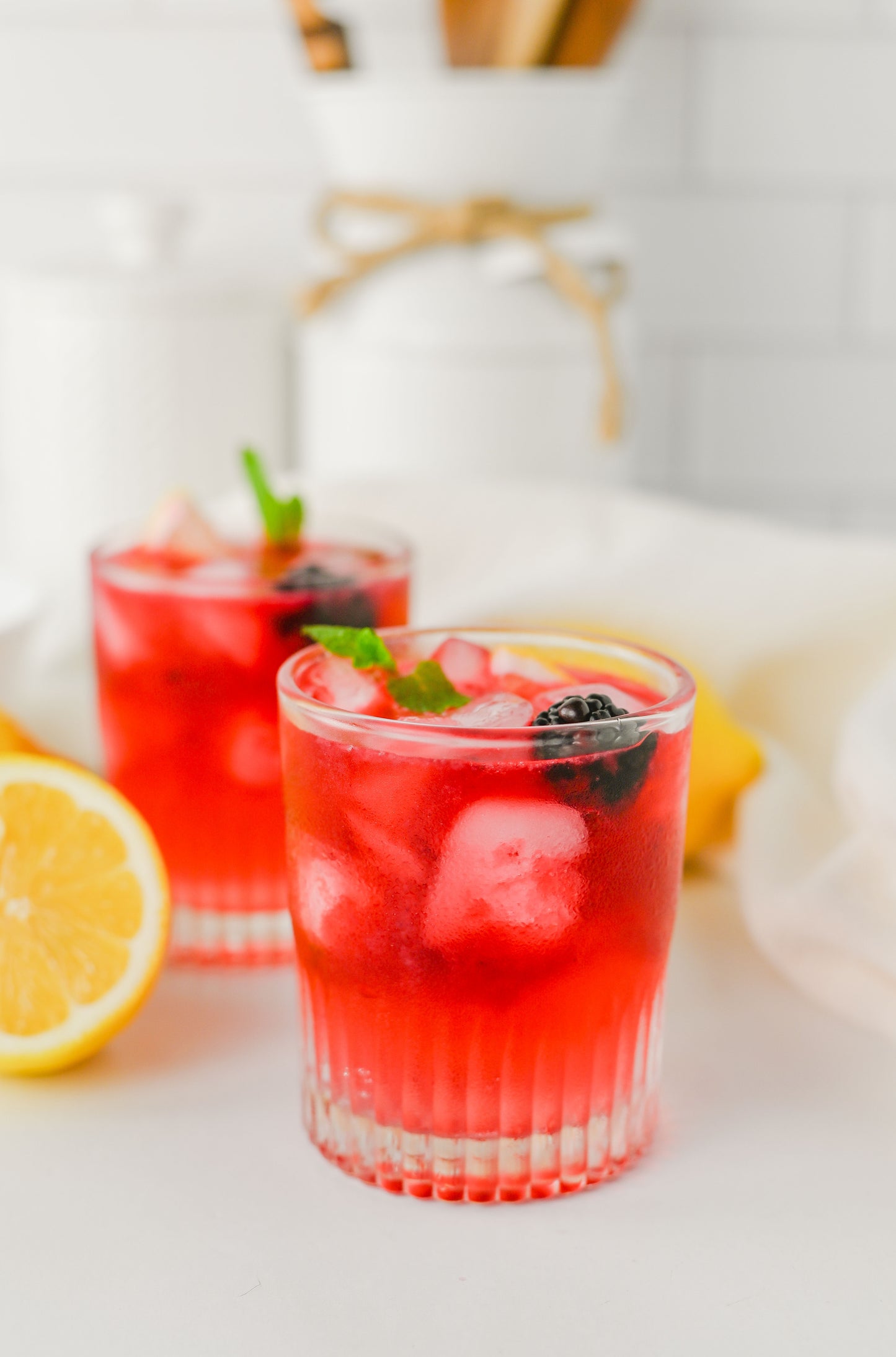 Blackberry Tequila Smash Set #1