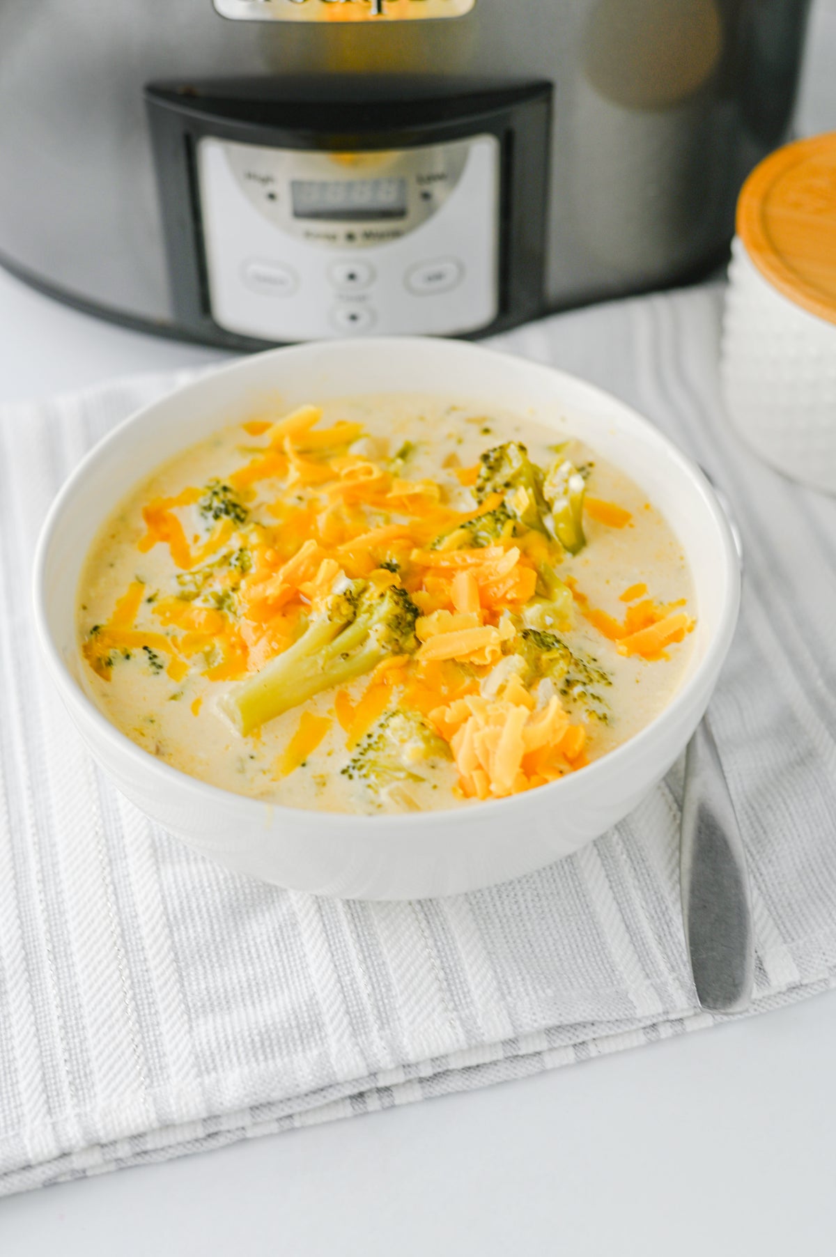 Crock Pot Broccoli Cheddar Soup Set #1