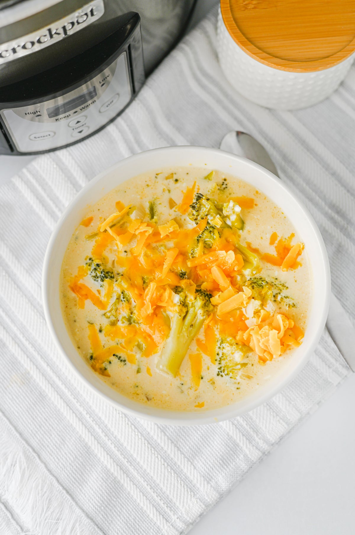 Crock Pot Broccoli Cheddar Soup Set #1