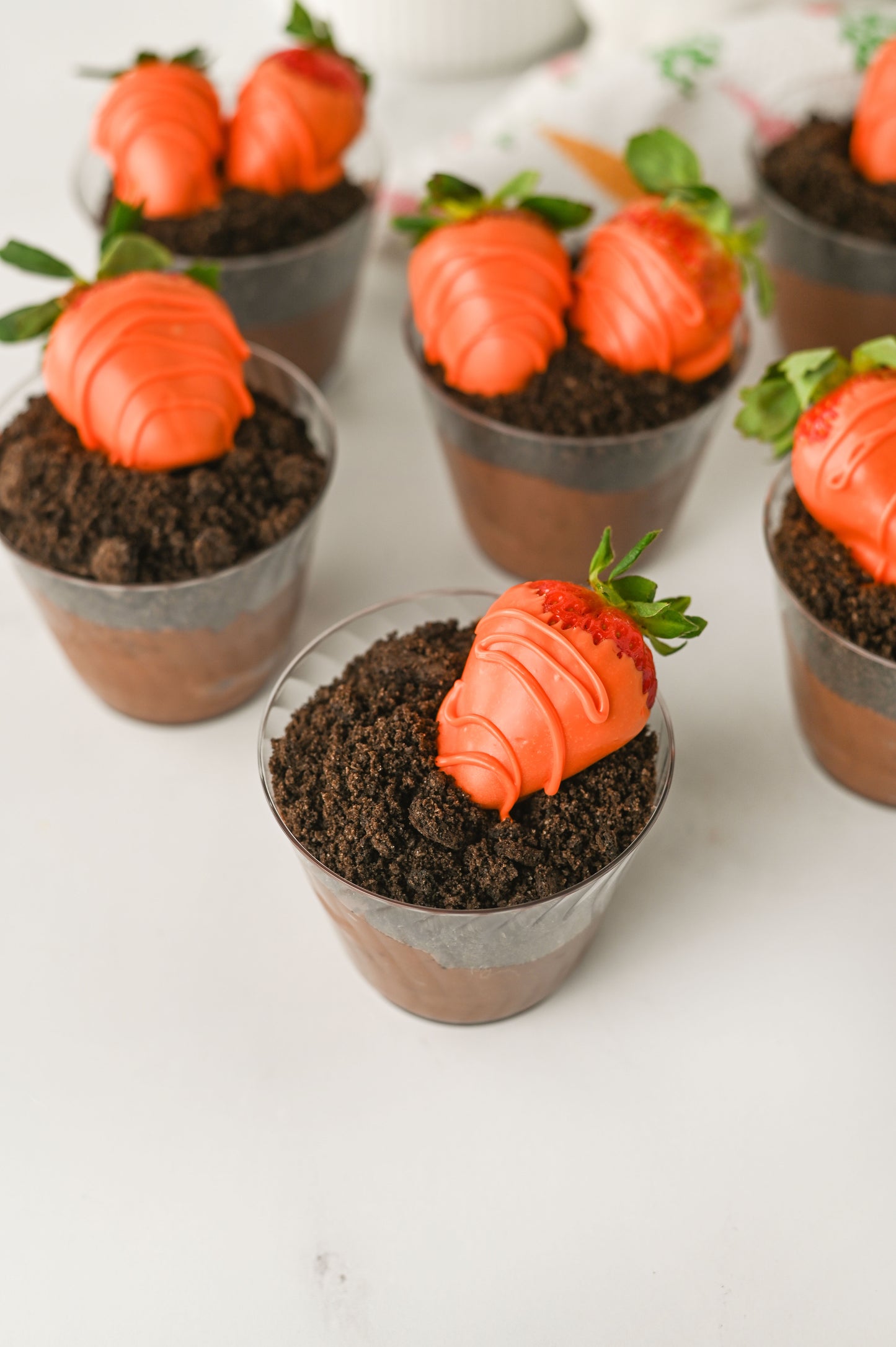 Easter "Carrot" Dirt Cups Set #1