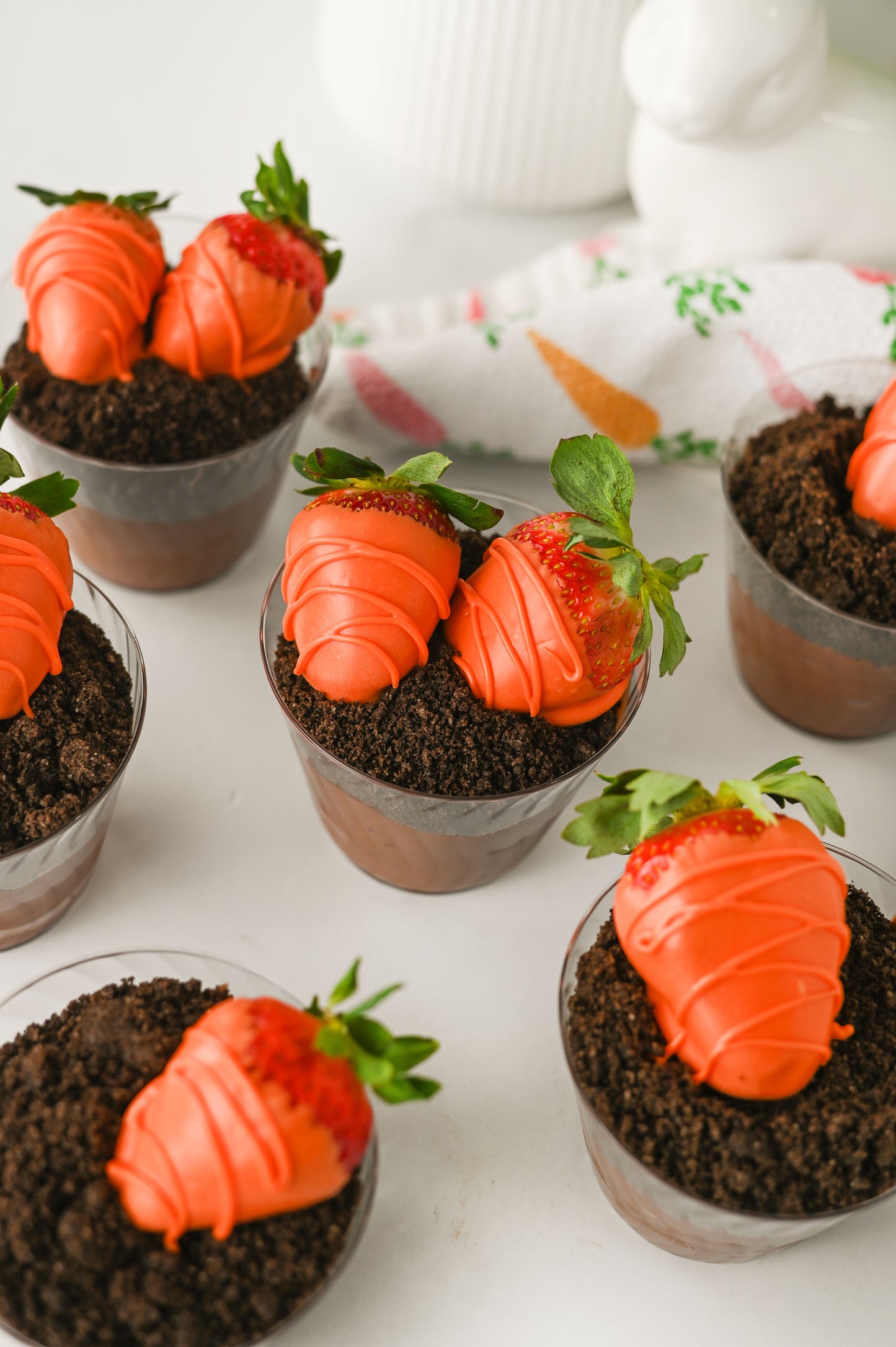 Easter "Carrot" Dirt Cups Set #1