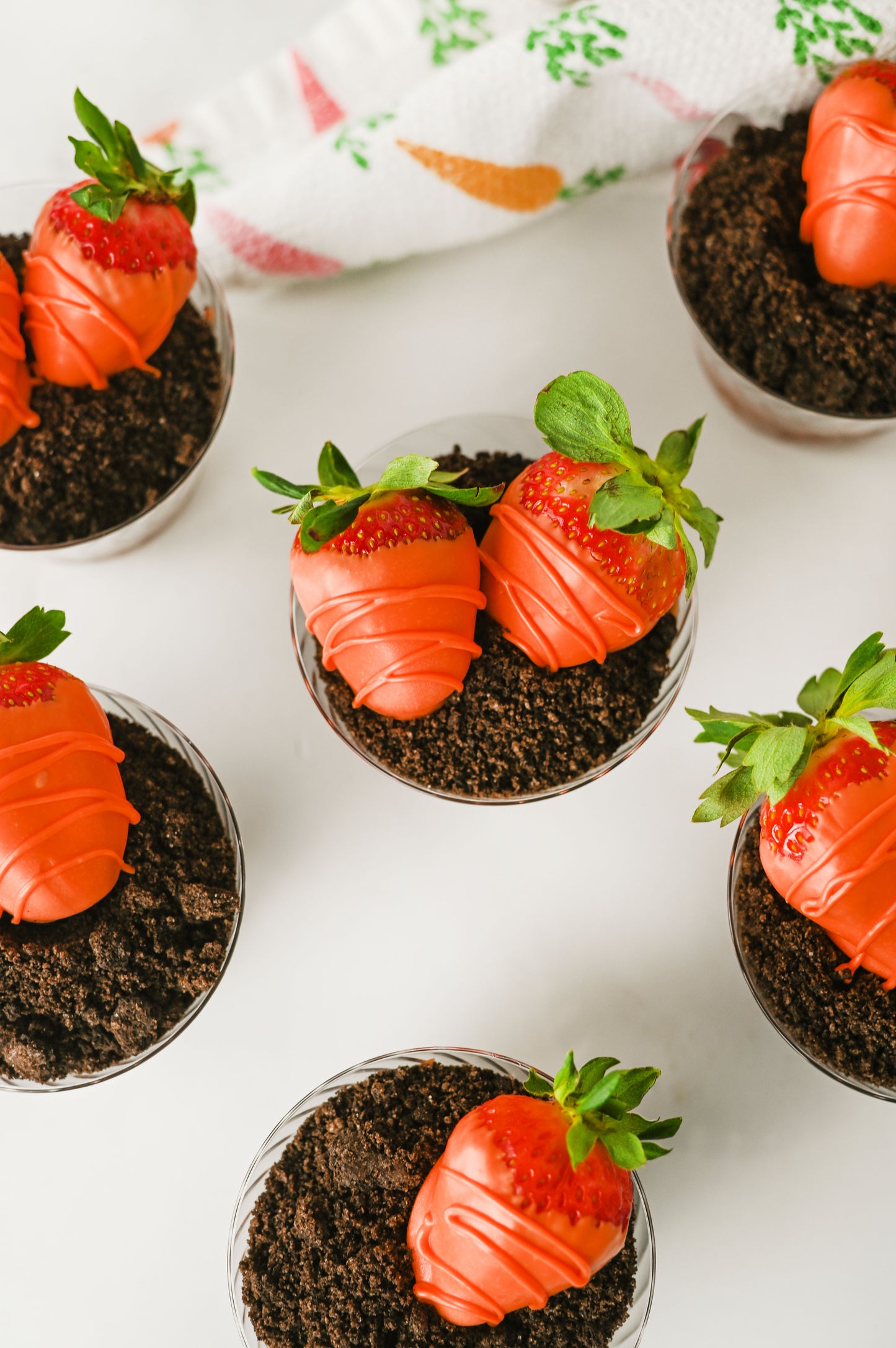 Easter "Carrot" Dirt Cups Set #1