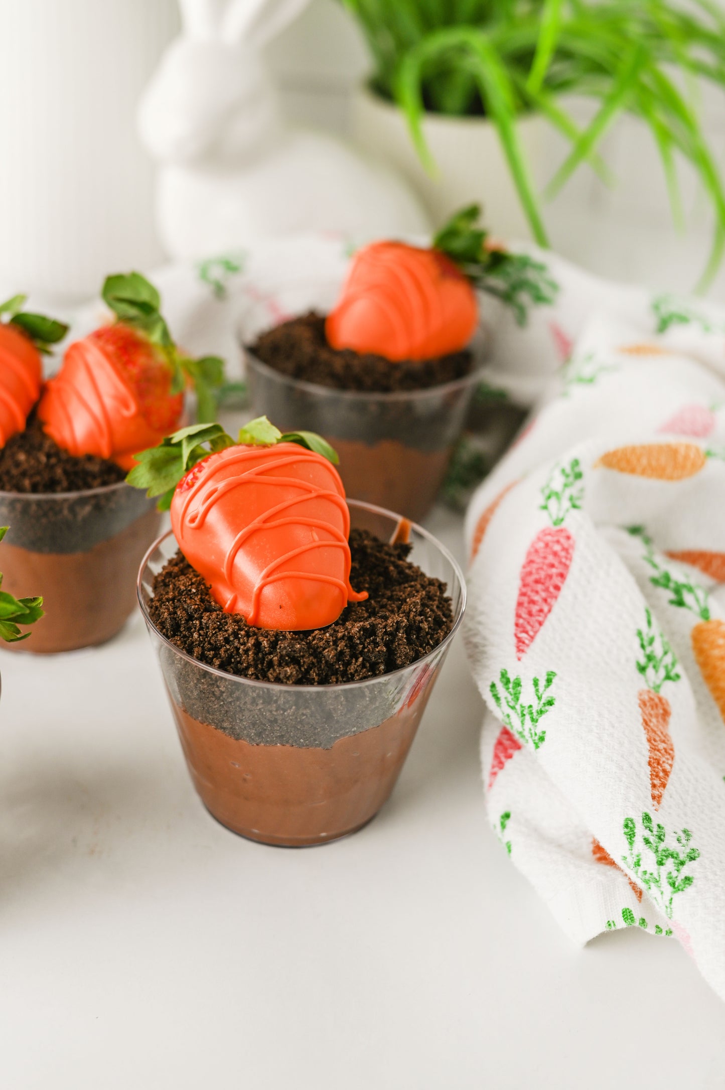 Easter "Carrot" Dirt Cups Set #1