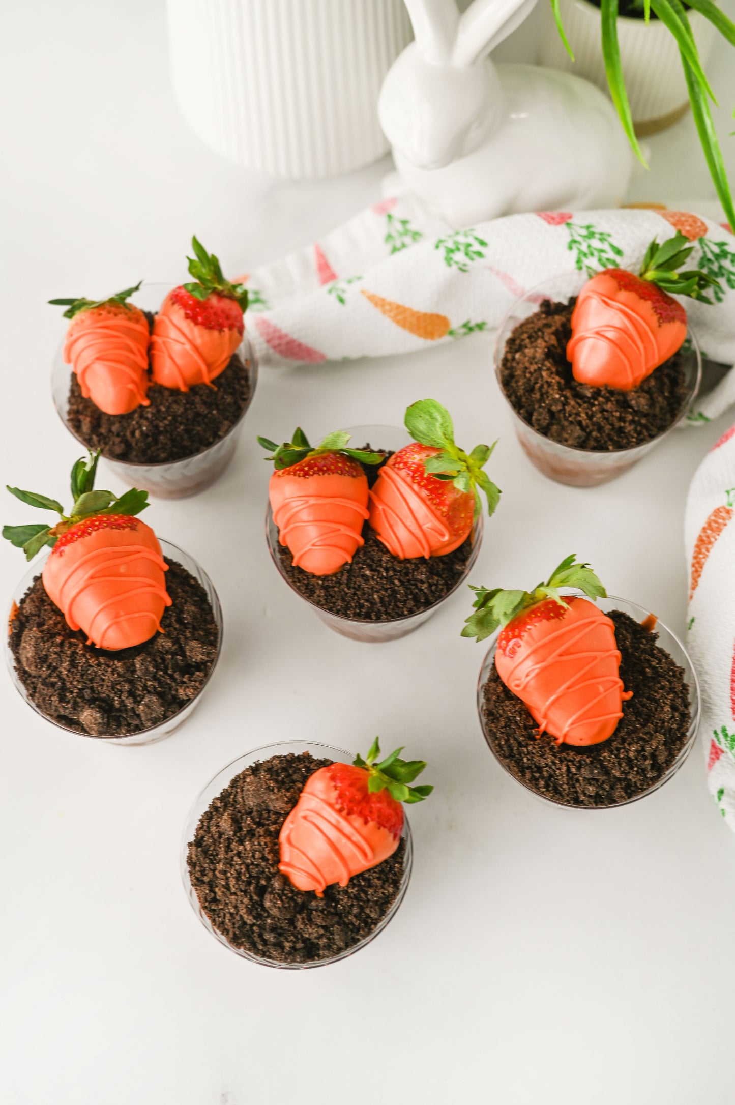 Easter "Carrot" Dirt Cups Set #1