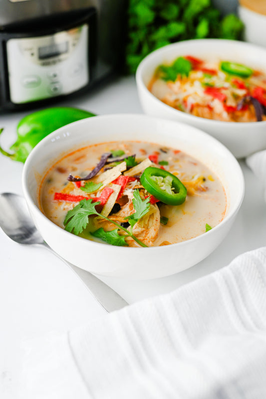 Slow Cooker Chicken Tortilla Soup Set #1
