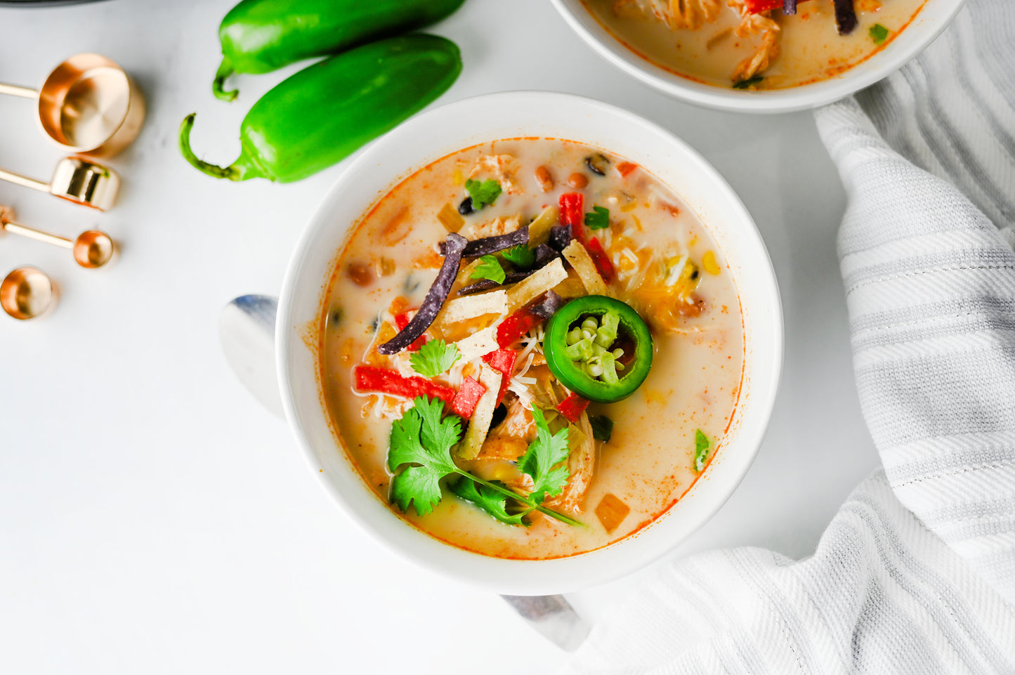 Slow Cooker Chicken Tortilla Soup Set #1