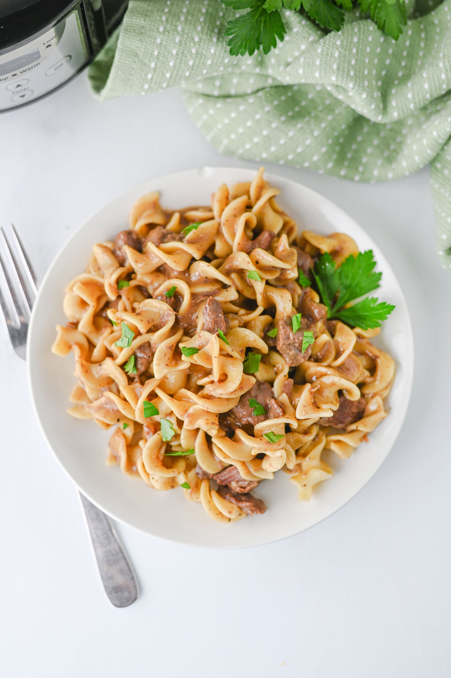 Crock Pot Beef and Noodles Set #1