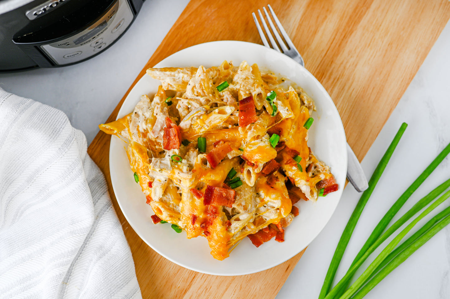 Crock Pot Crack Chicken Pasta Set #1