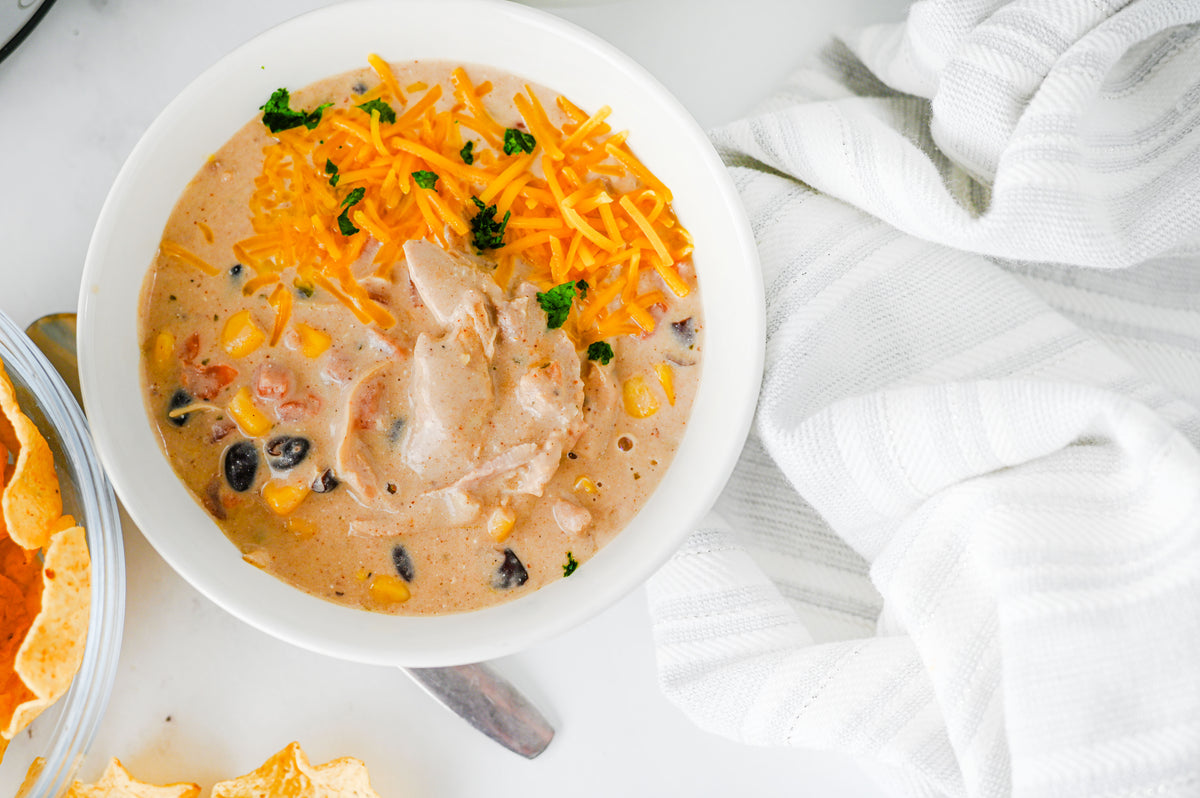 Crock Pot Cream Cheese Chicken Chili Set #1