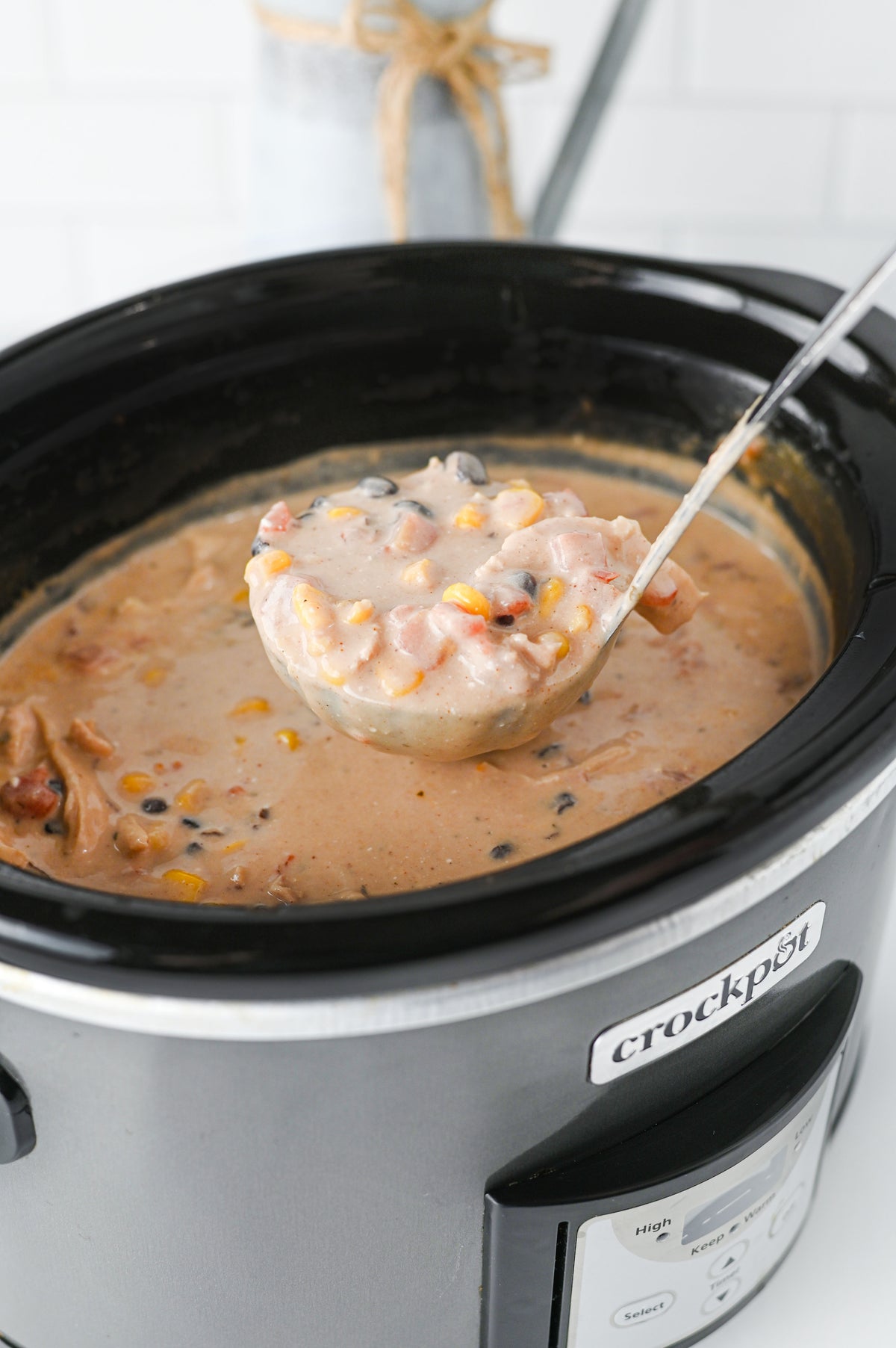 Crock Pot Cream Cheese Chicken Chili Set #1