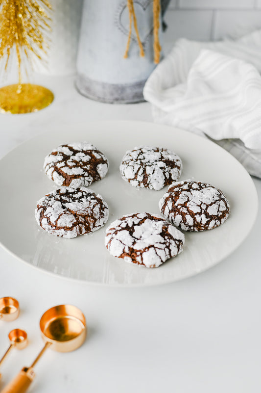 Chocolate Crinkle Cookies Set #1