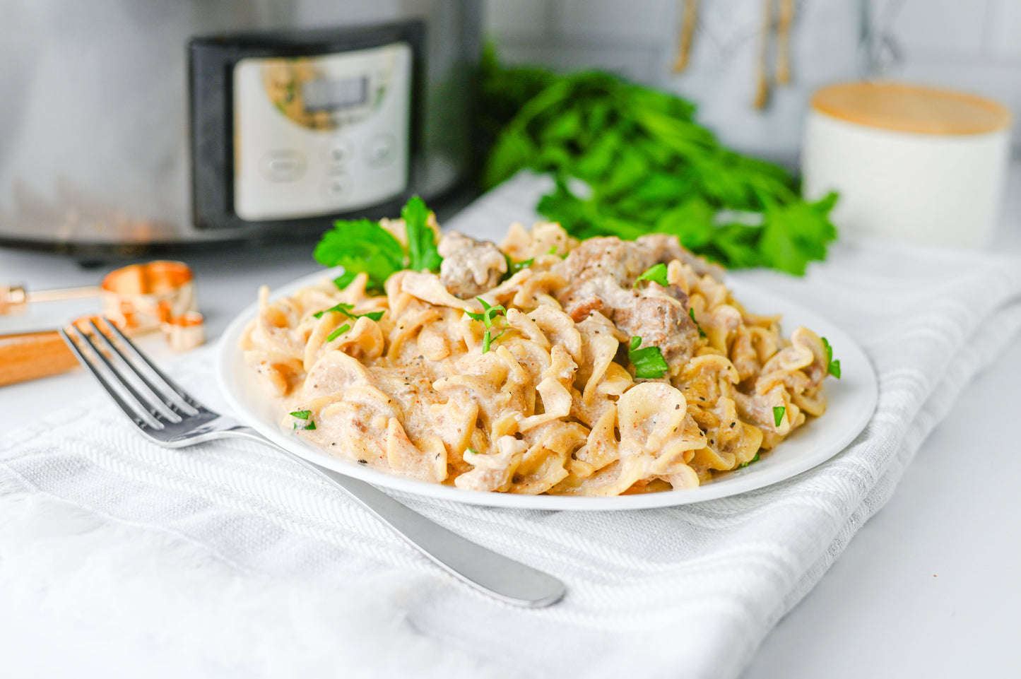 Crock Pot Beef Stroganoff Set #1