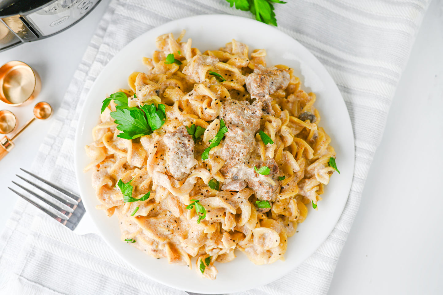 Crock Pot Beef Stroganoff Set #1