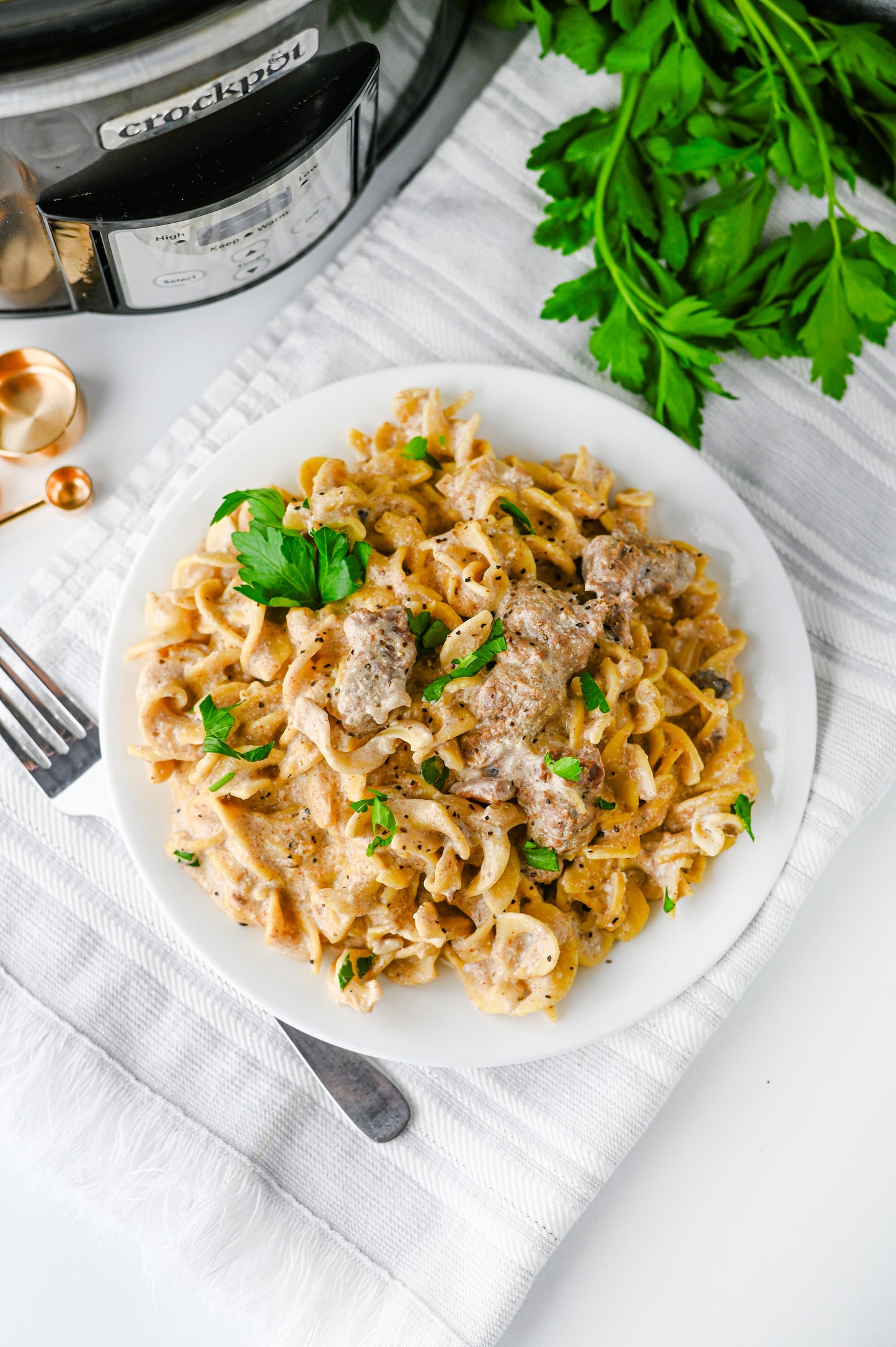 Crock Pot Beef Stroganoff Set #1