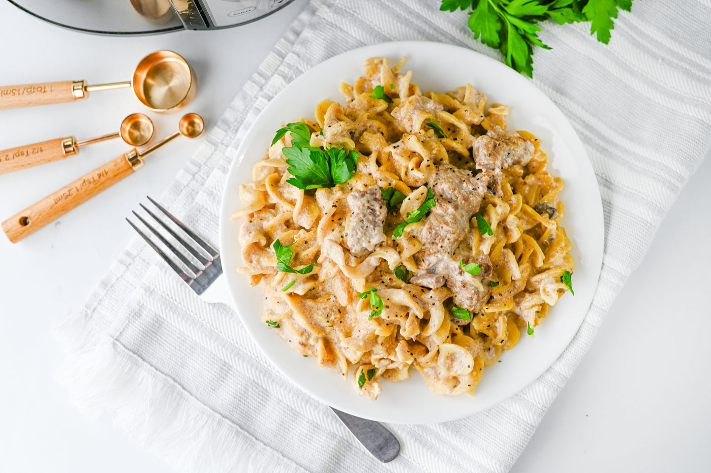 Crock Pot Beef Stroganoff Set #1