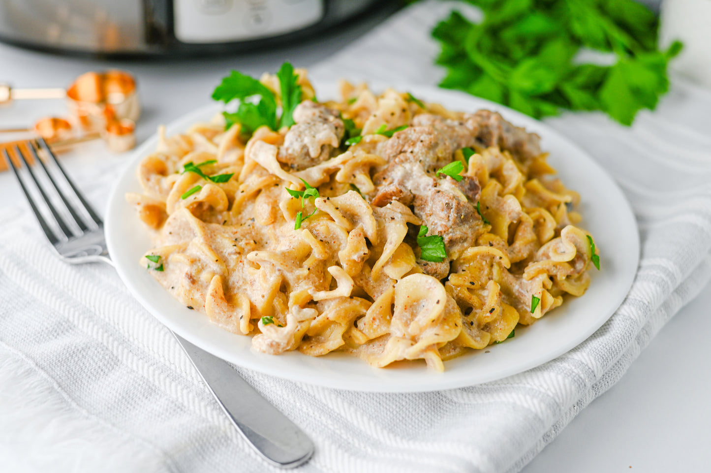 Crock Pot Beef Stroganoff Set #1