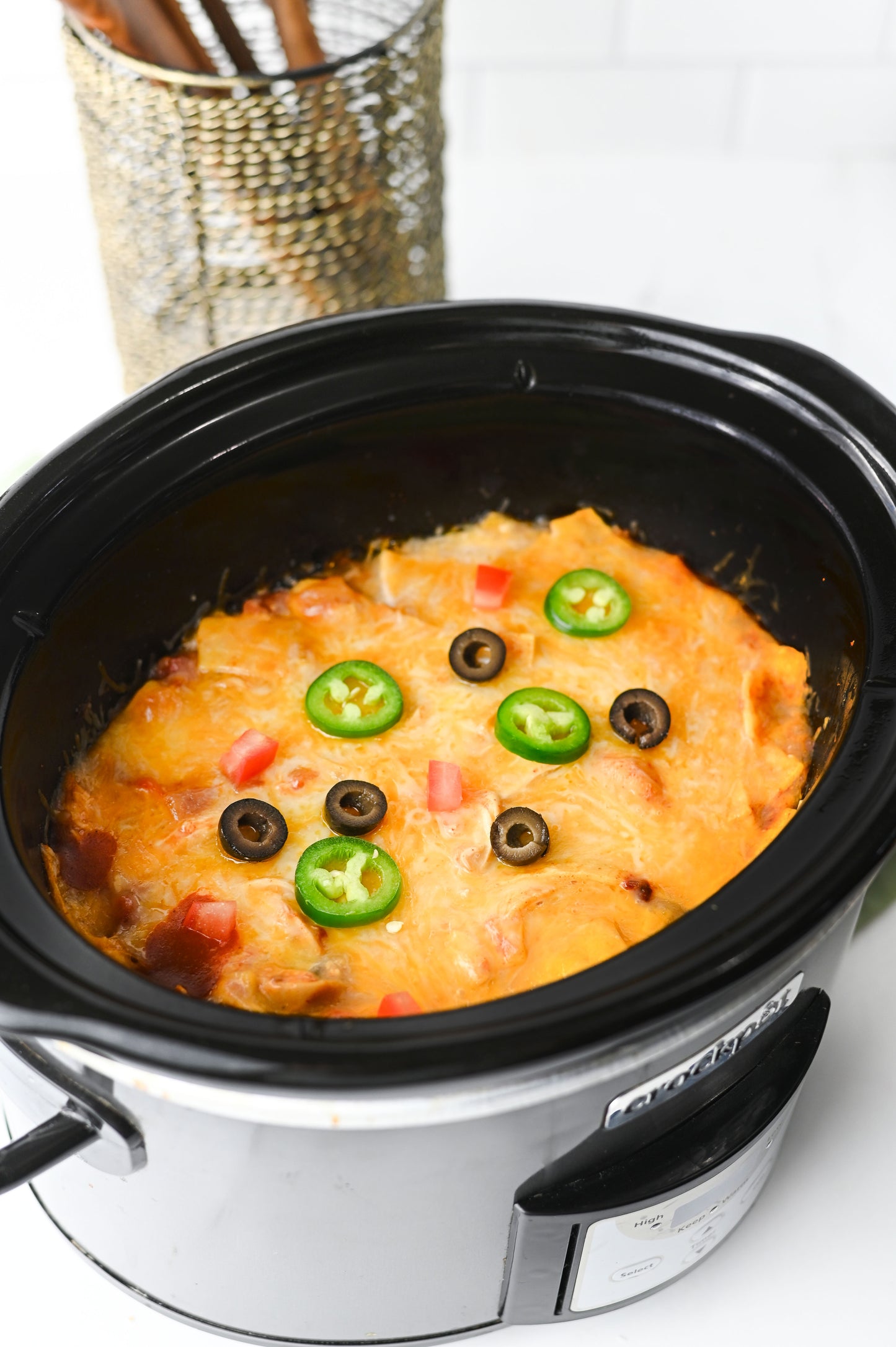 Crock Pot Enchiladas/Enchilada Casserole #1