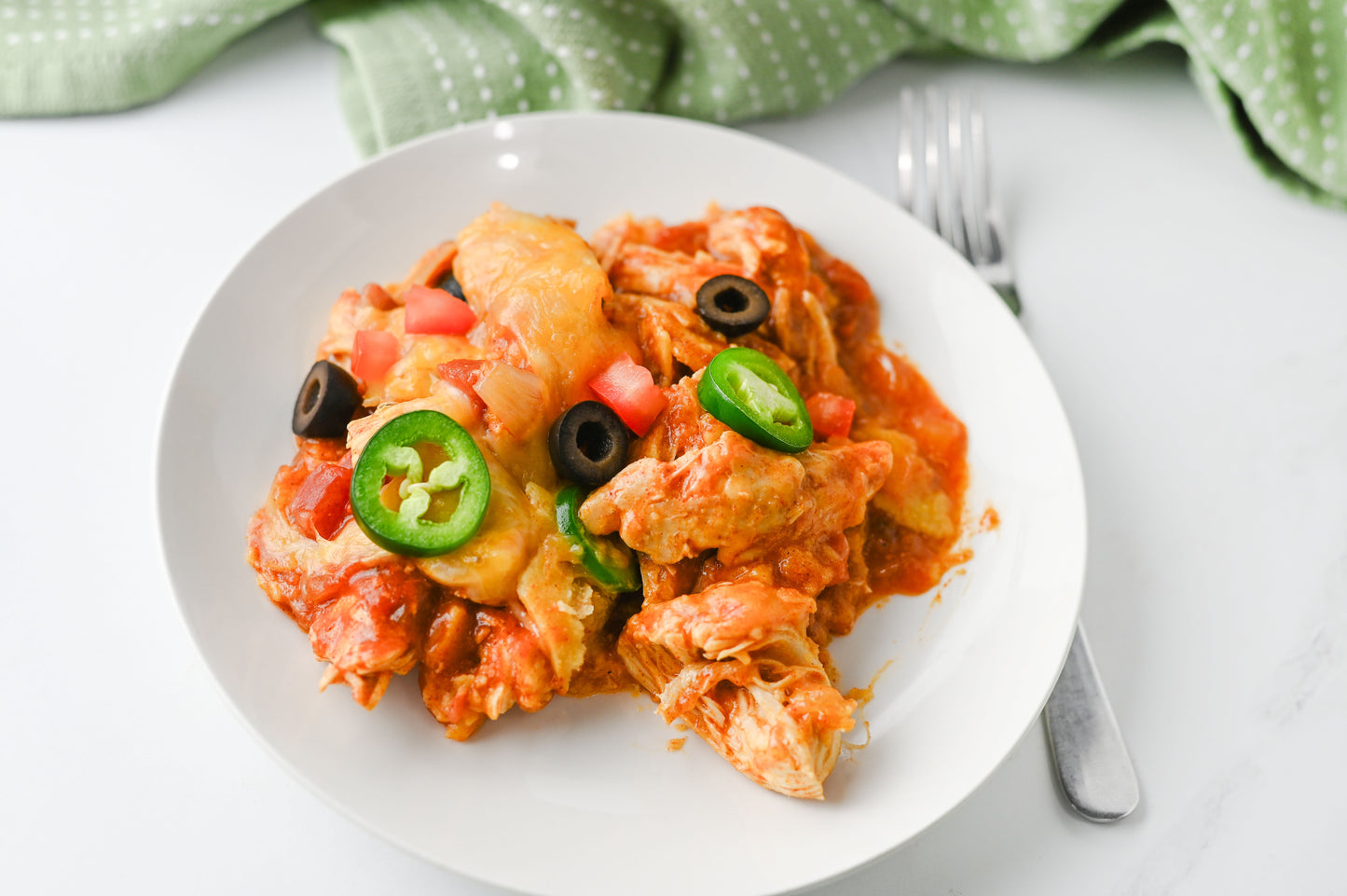 Crock Pot Enchiladas/Enchilada Casserole #1