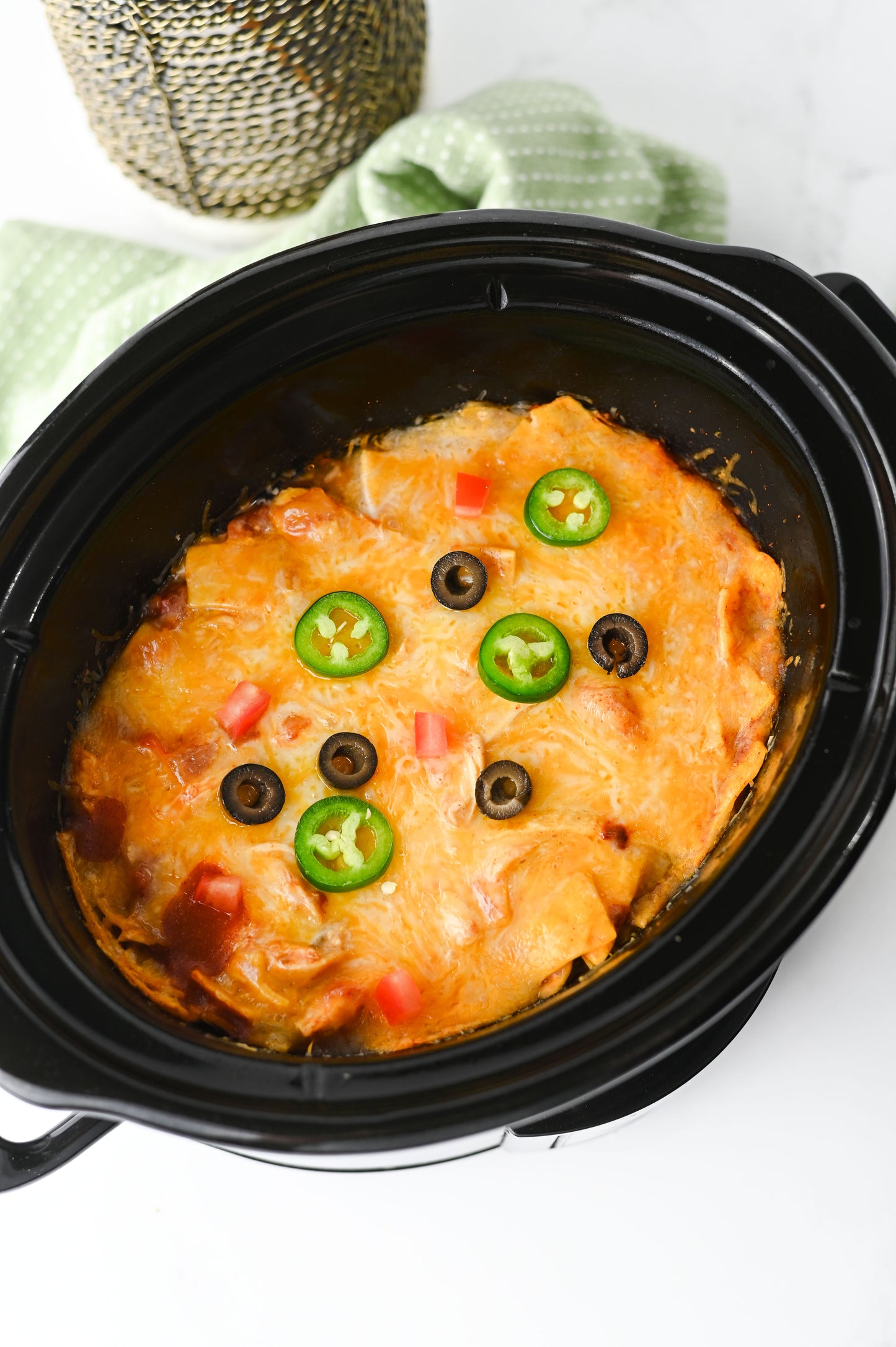 Crock Pot Enchiladas/Enchilada Casserole #1