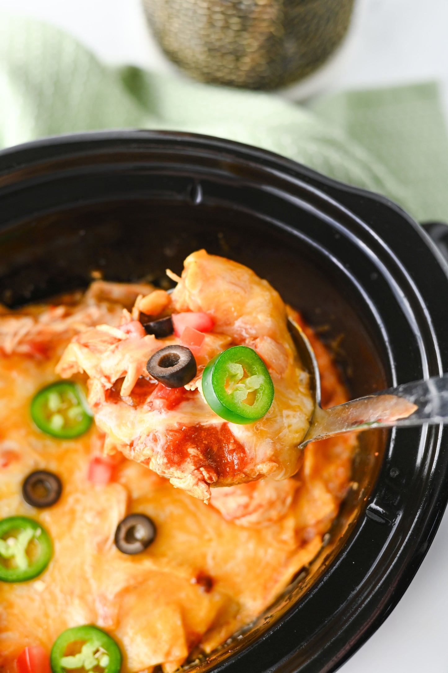 Crock Pot Enchiladas/Enchilada Casserole #1