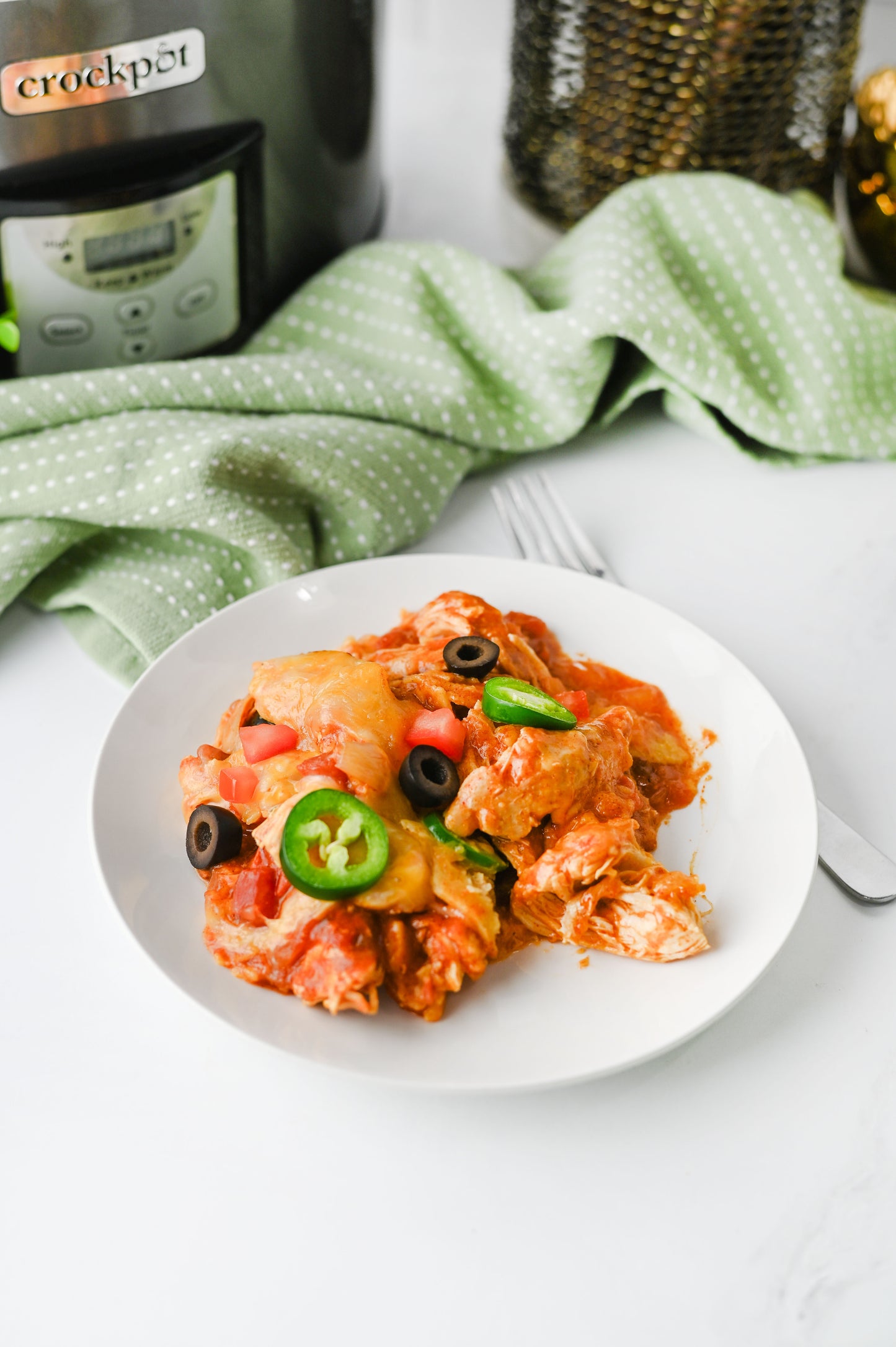 Crock Pot Enchiladas/Enchilada Casserole #1