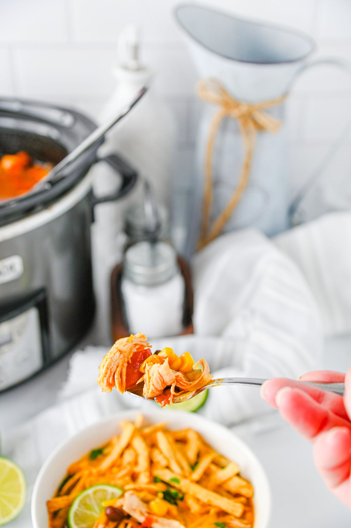 Slow Cooker Enchilada Soup Set #1