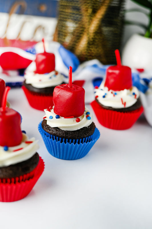 Fire Cracker Cupcakes Set #1