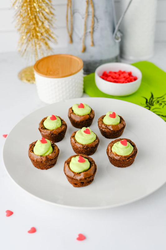 Grinch Brownie Bites Set #1