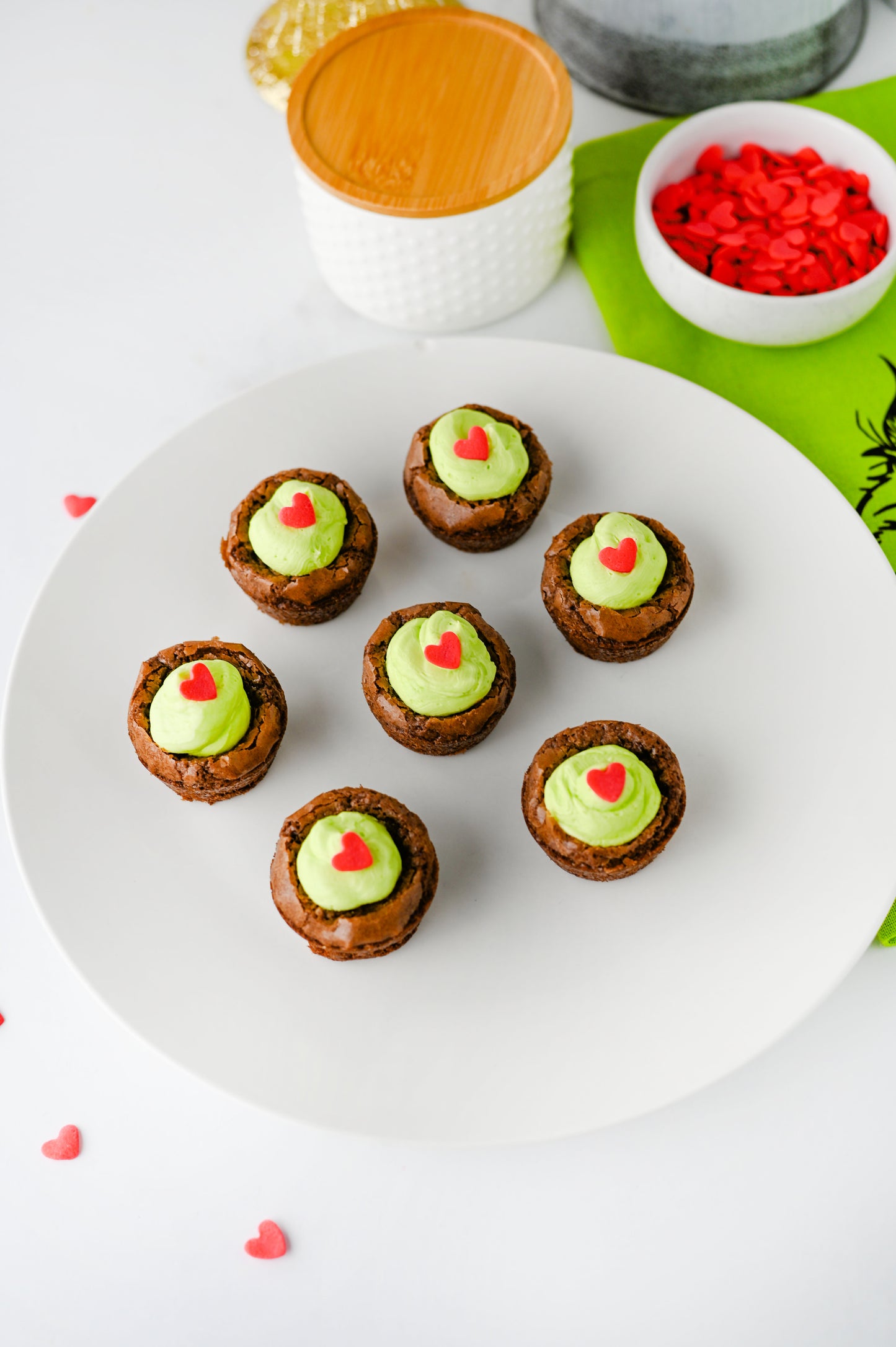 Grinch Brownie Bites Set #1